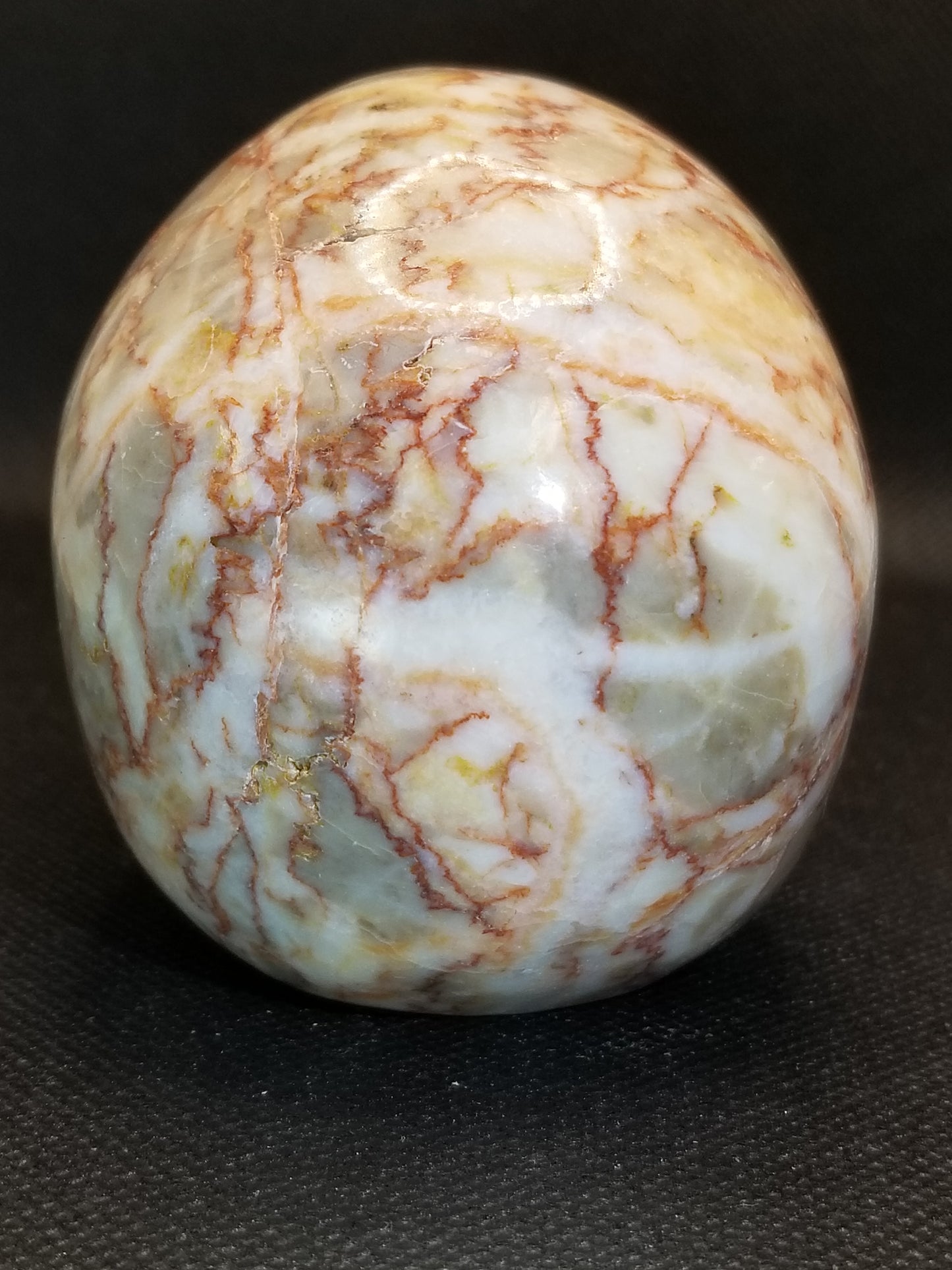 Red Vein Jasper Skull