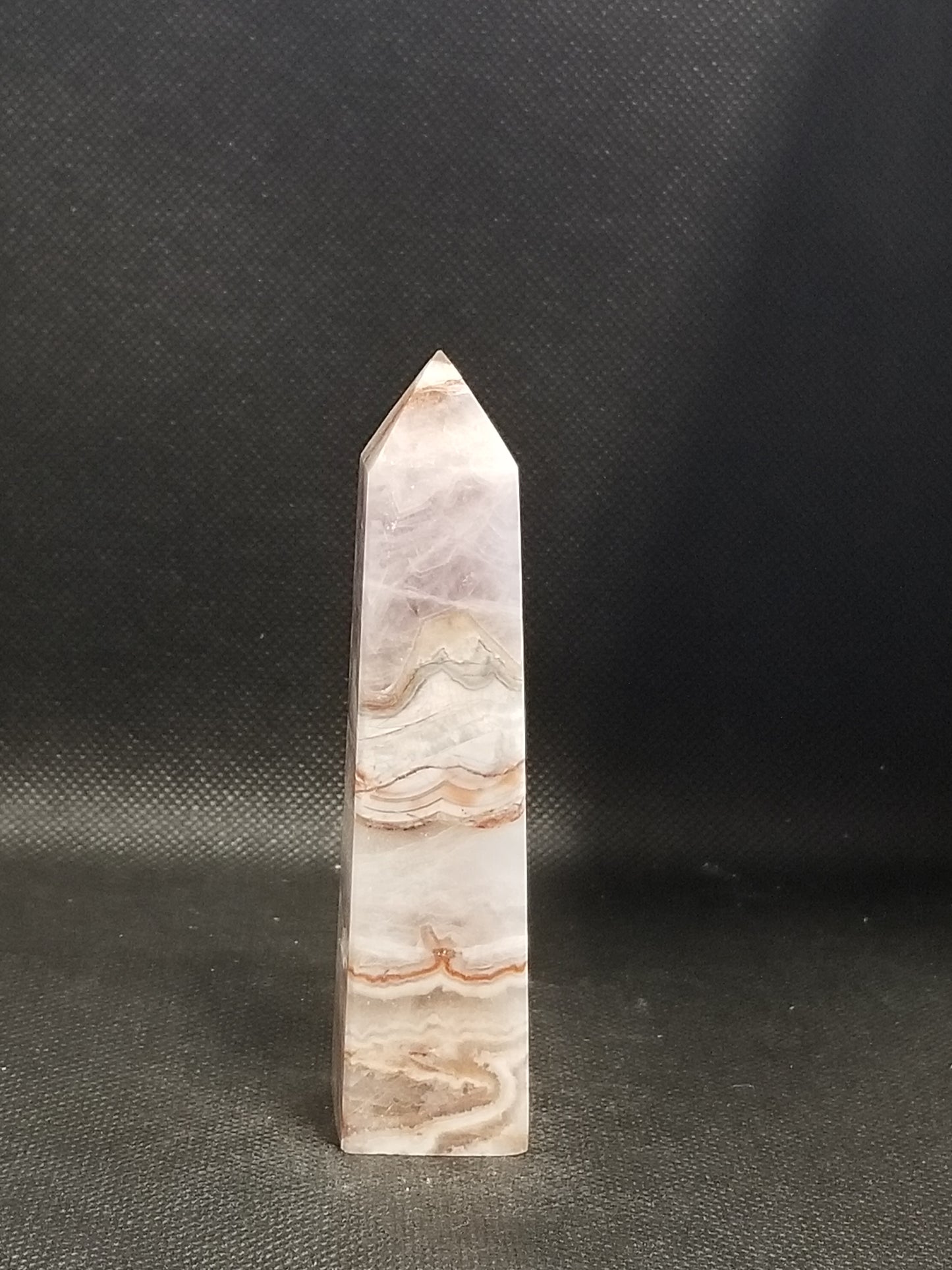 Amethyst with Agate Tower (F)