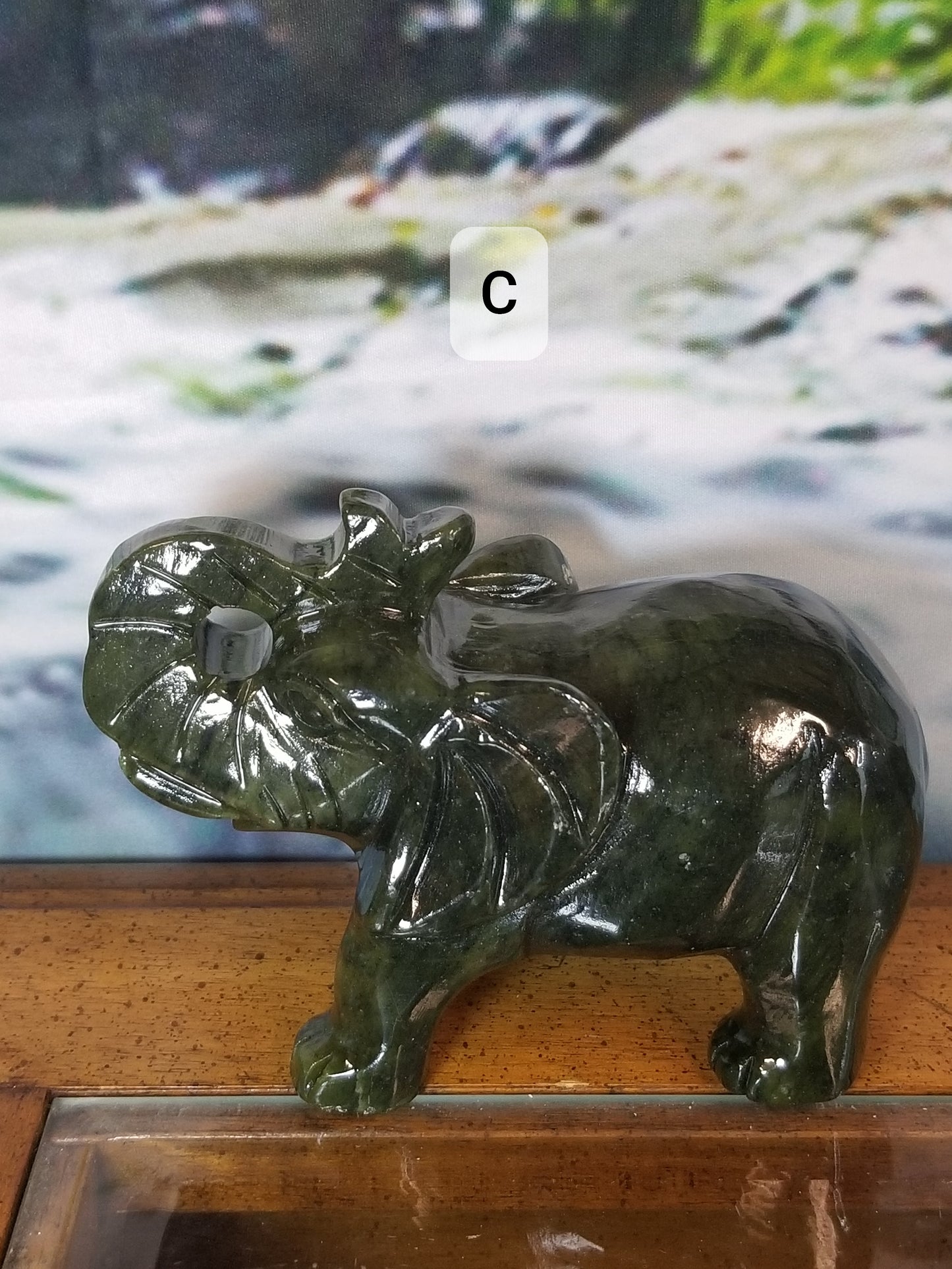Green Jade Elephant