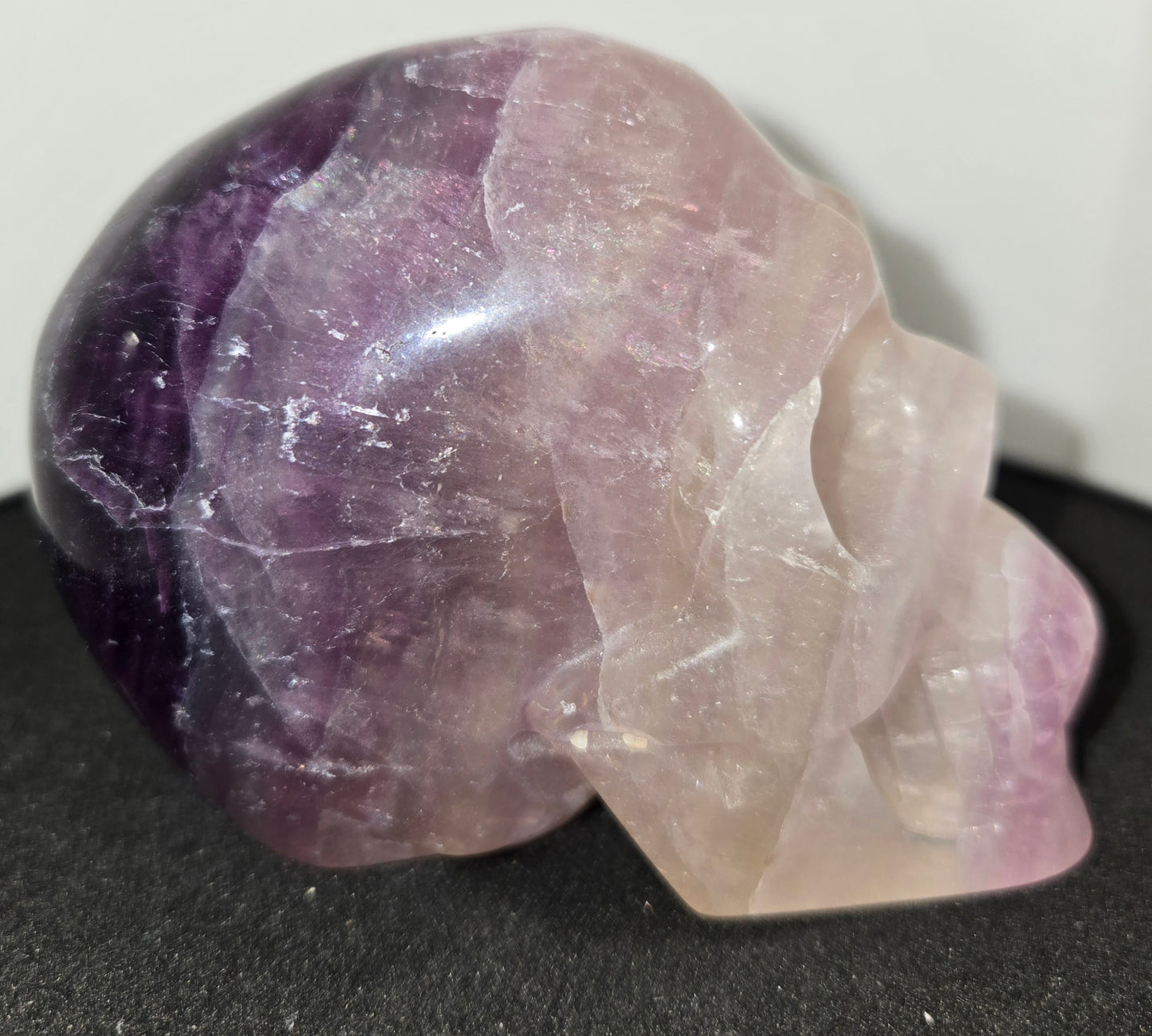 Purple Fluorite Skull E