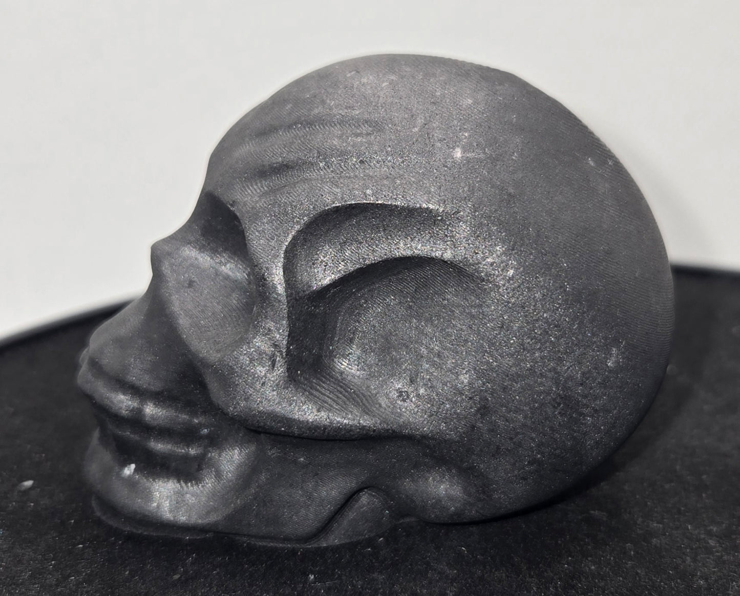 Shungite Skull