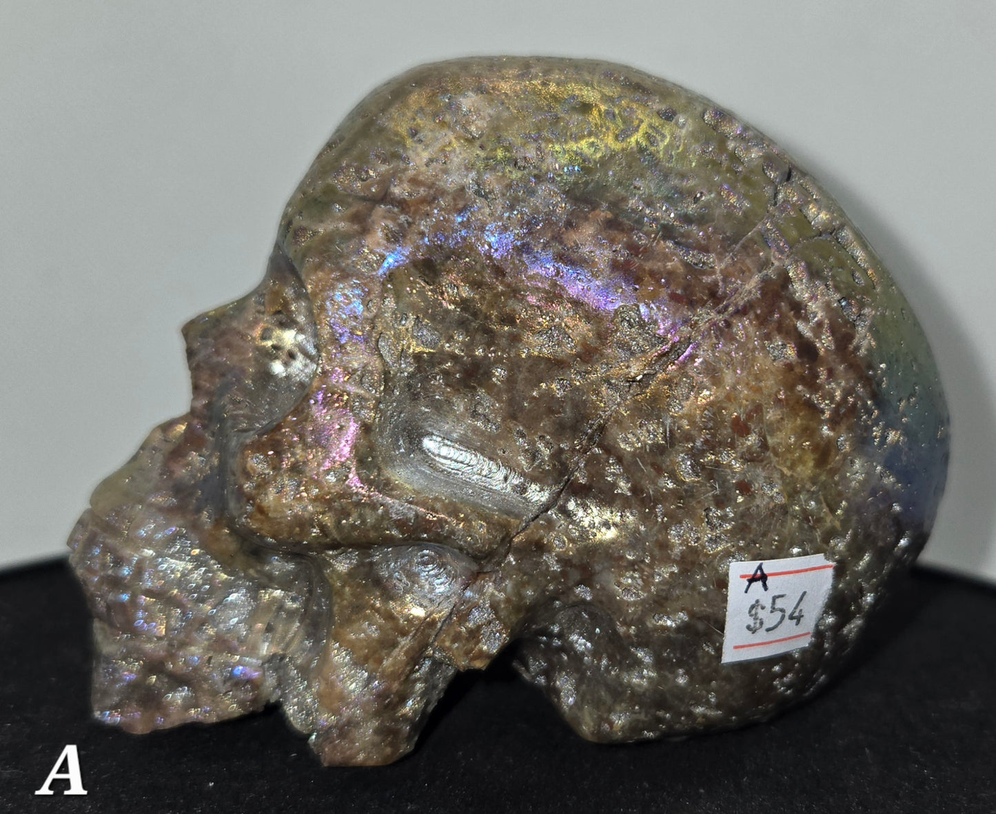 Aura Coated Sphalerite Skull A