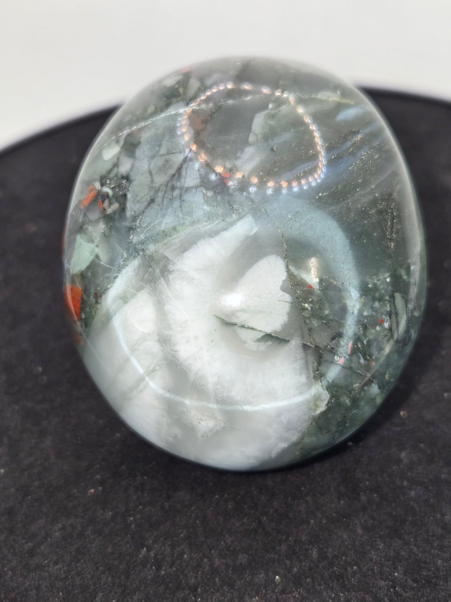 African Bloodstone Skull