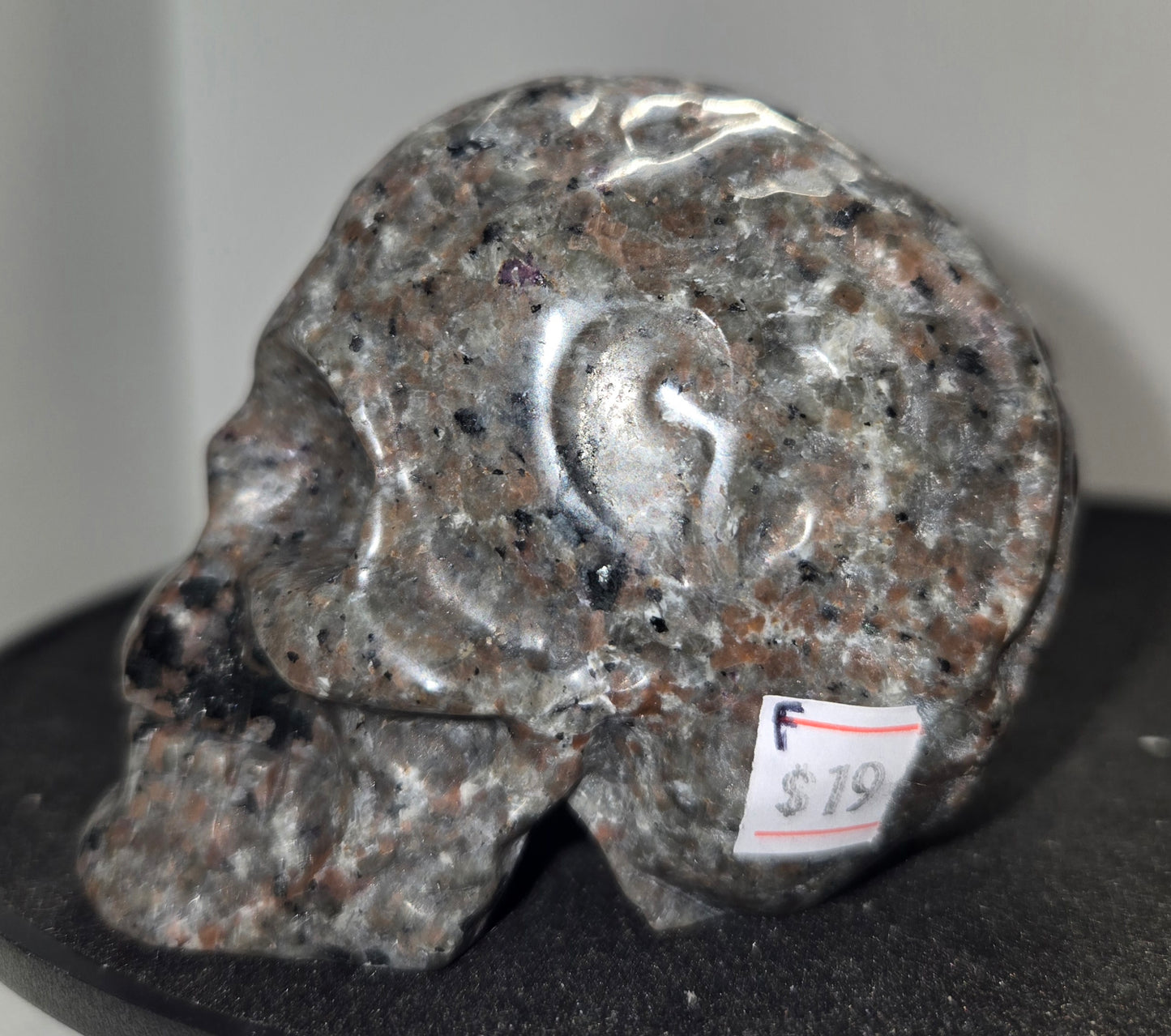 Yooperlite Skull with Design F (UV Reactive)