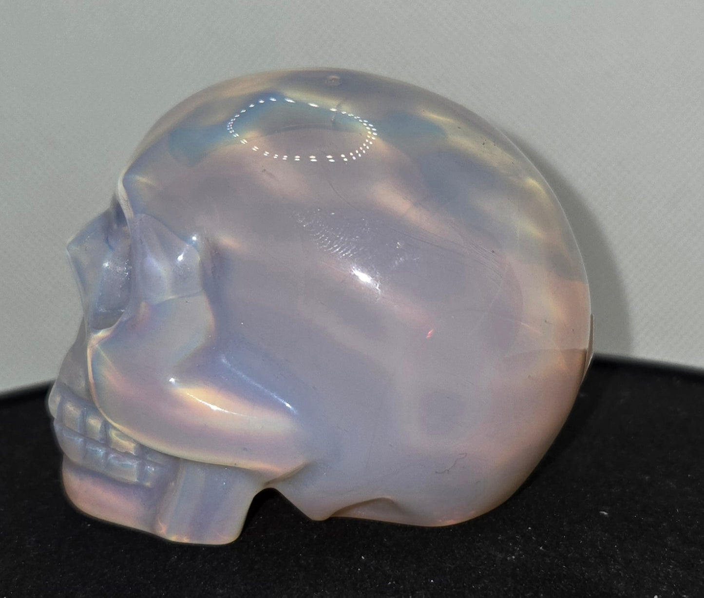 Pink Opalite Skull