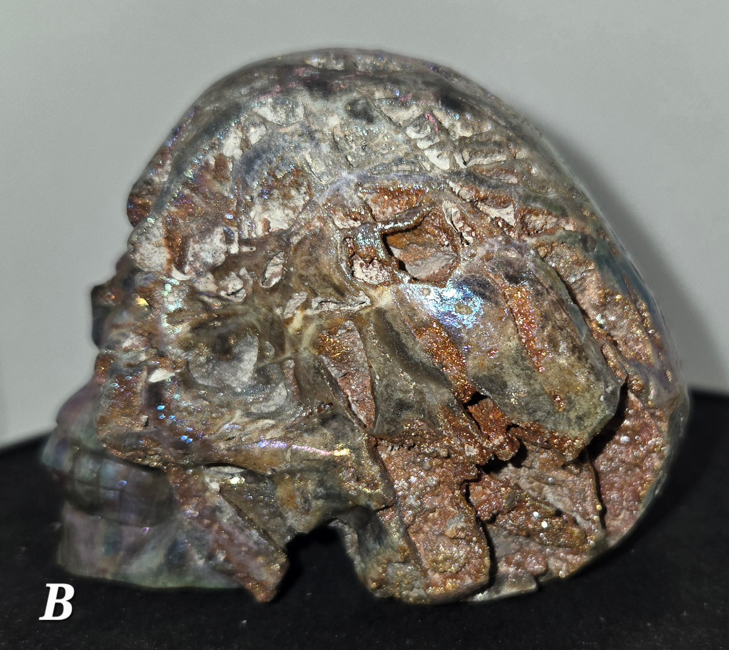 Aura Coated Sphalerite Skull B