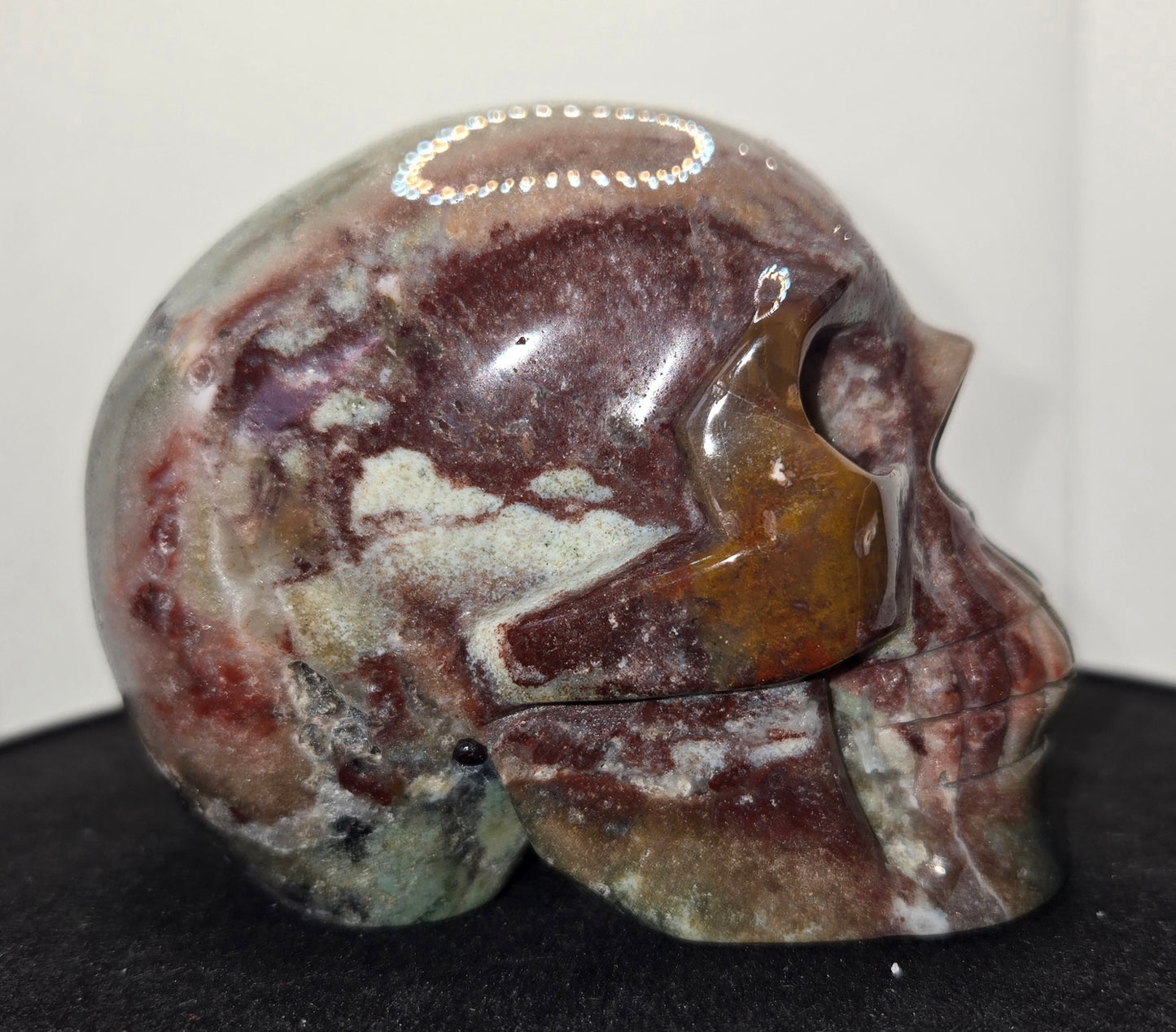 Ocean Jasper Skull
