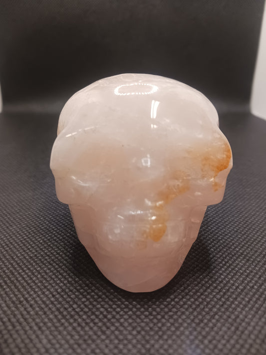 Rose Quartz Skull