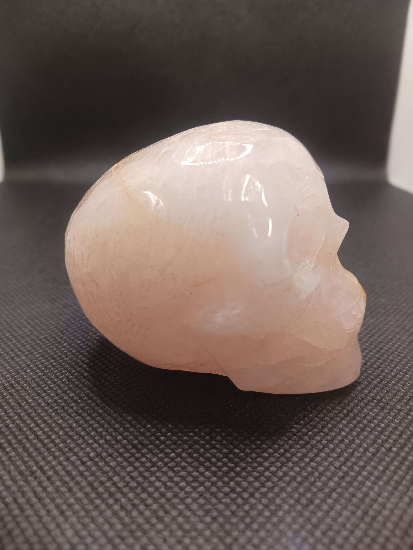 Rose Quartz Skull