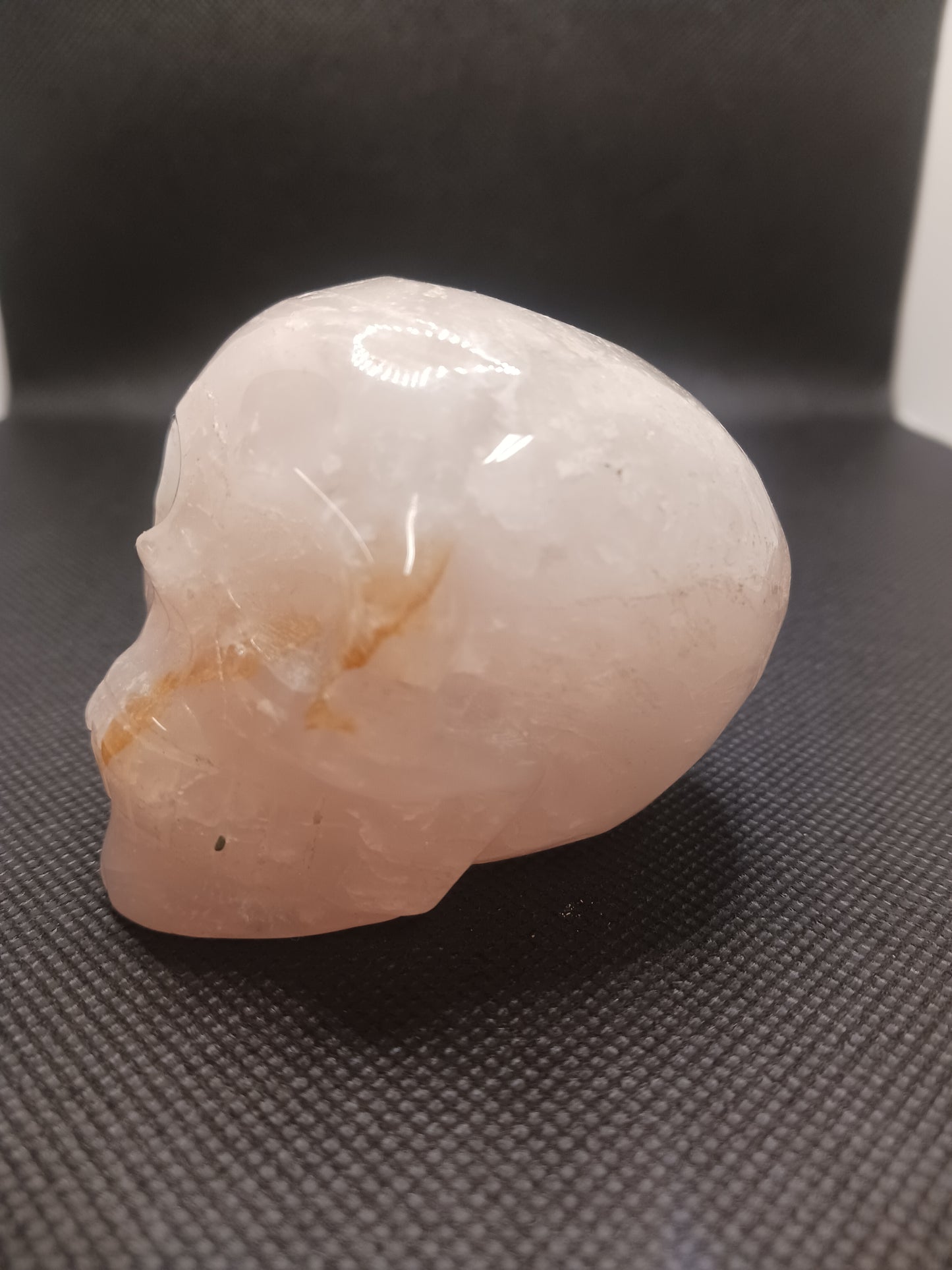 Rose Quartz Skull
