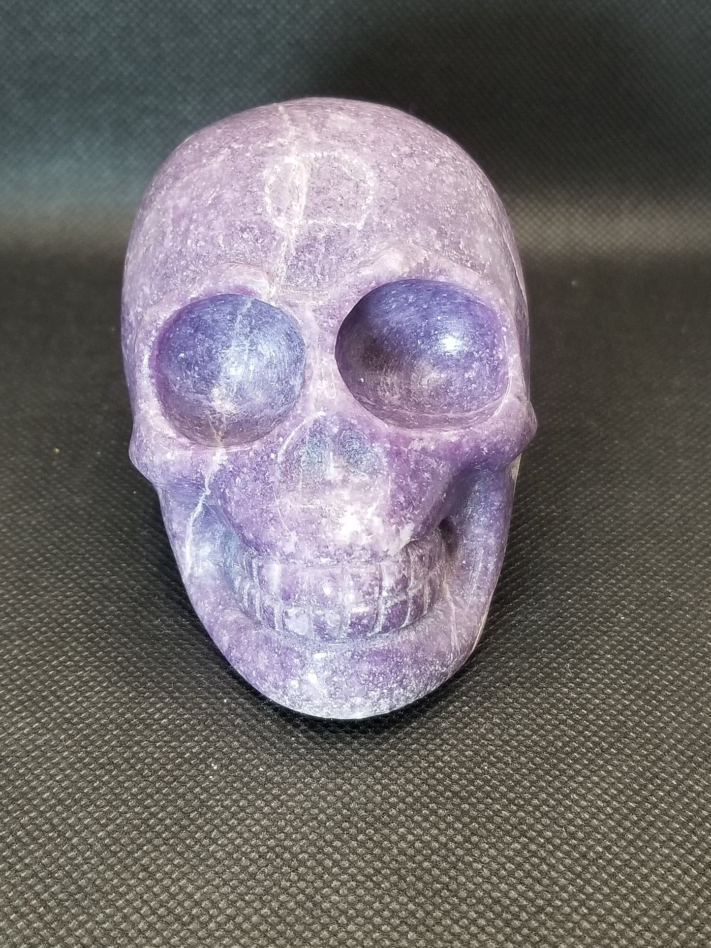 Lepidolite Skull