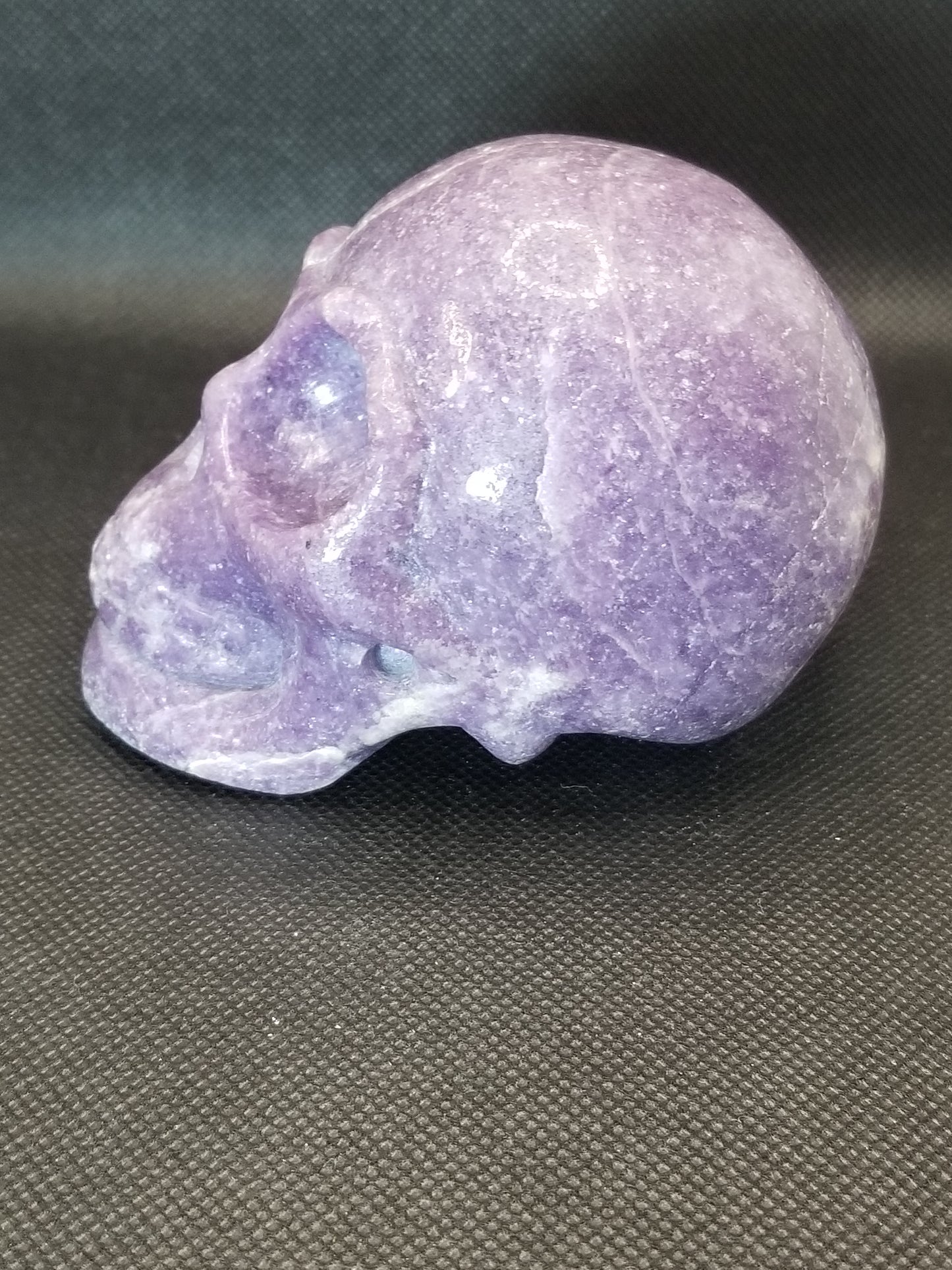 Lepidolite Skull