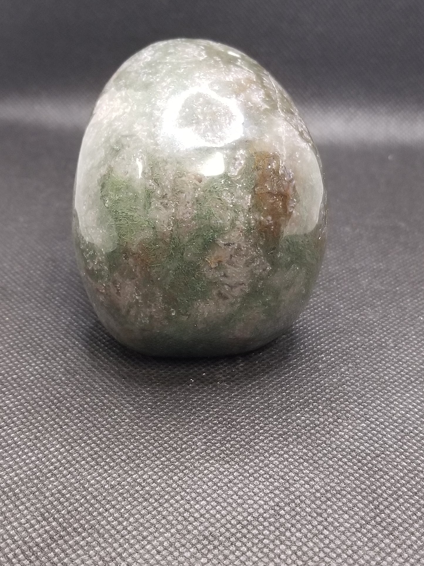 Moss Agate Skull (A)