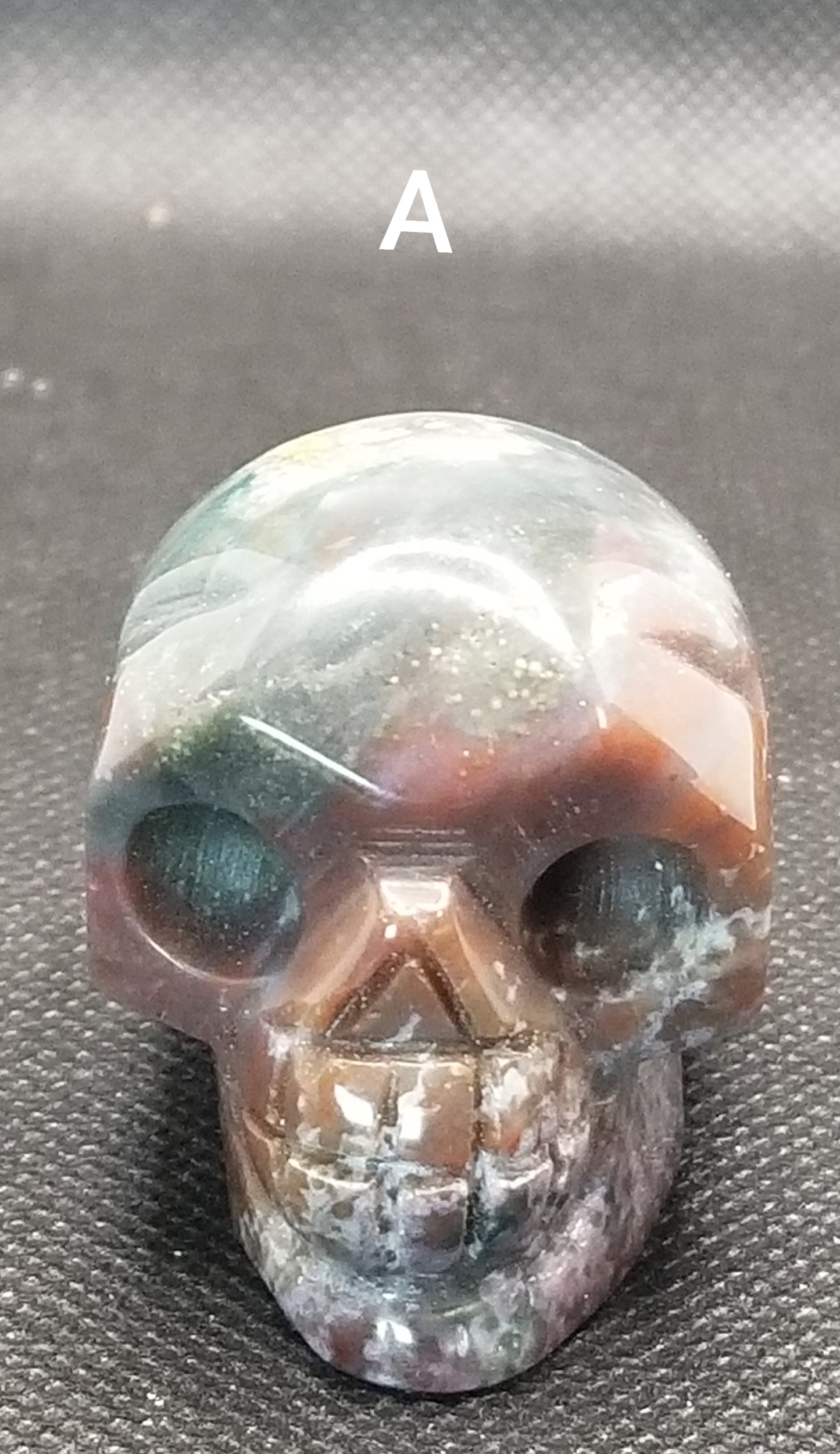 Small Ocean Jasper Skulls