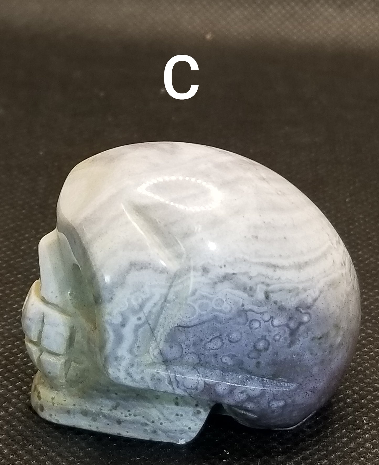 Small Ocean Jasper Skulls