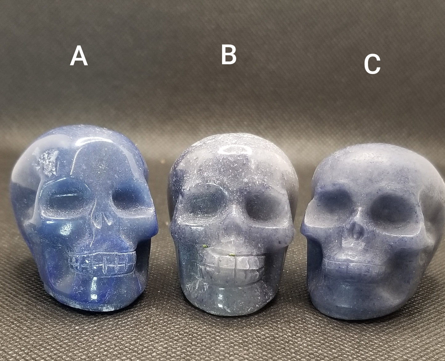 Blue Aventurine Small Skulls