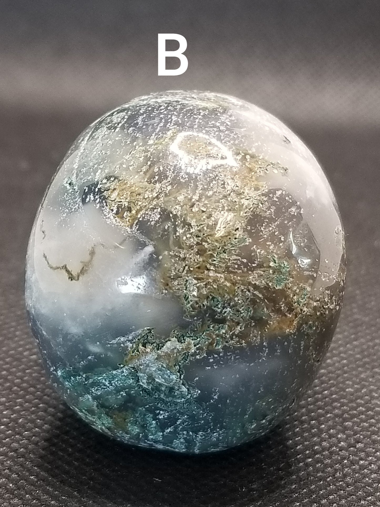 Moss Agate Skulls Small