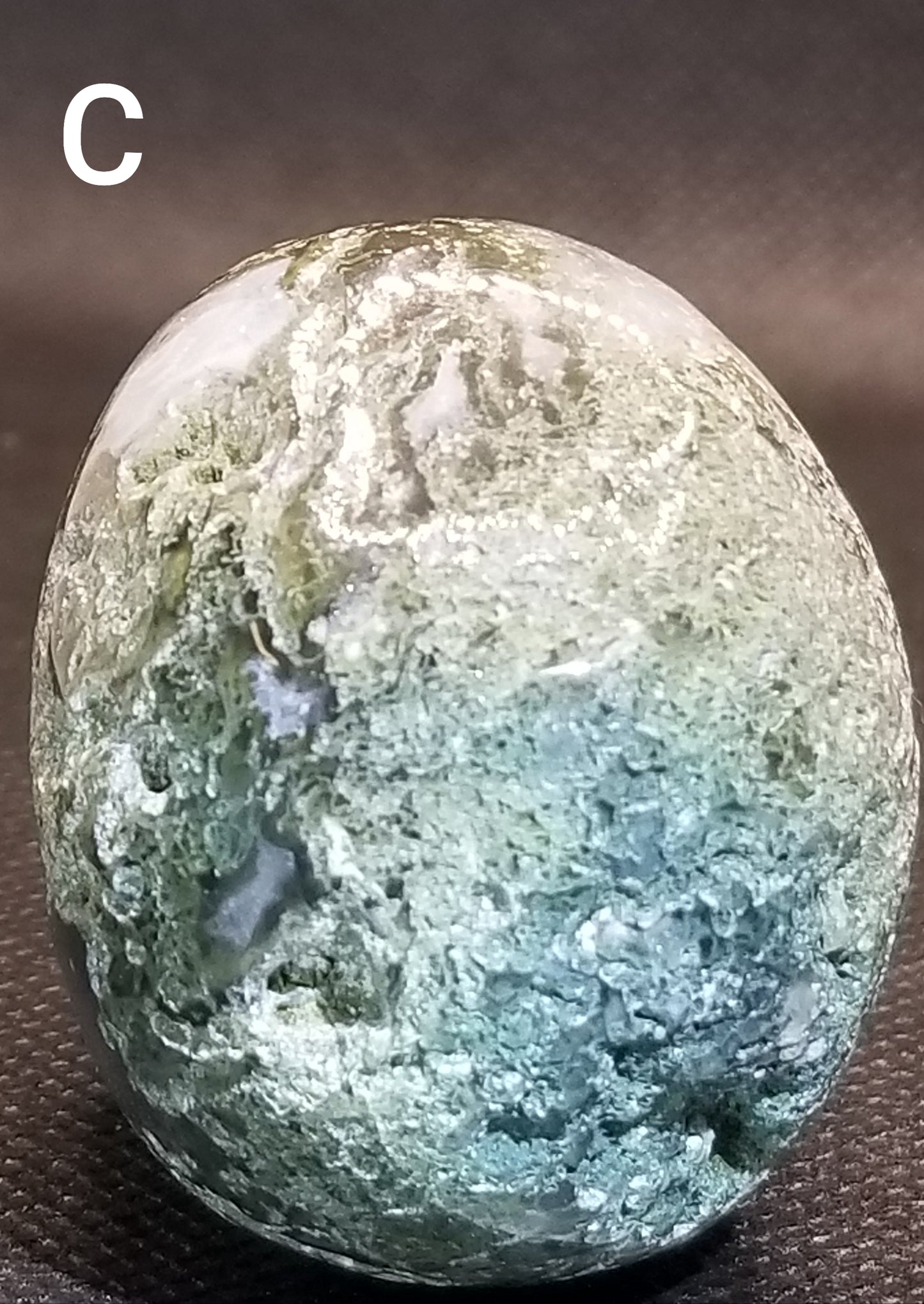 Moss Agate Skulls Small