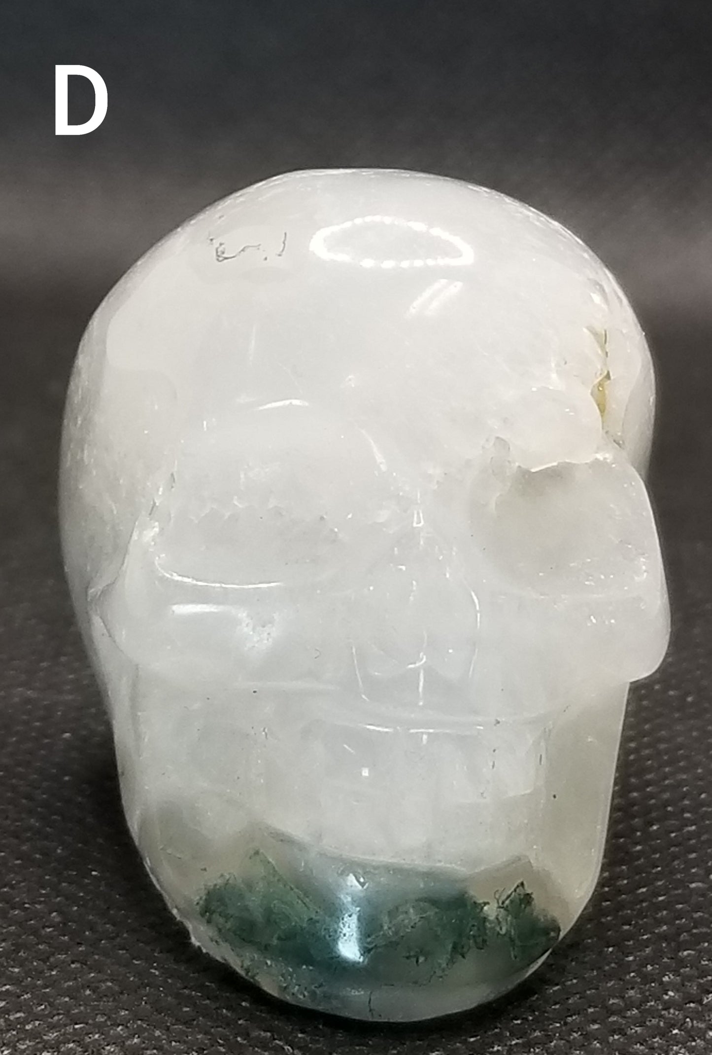 Moss Agate Skulls Small