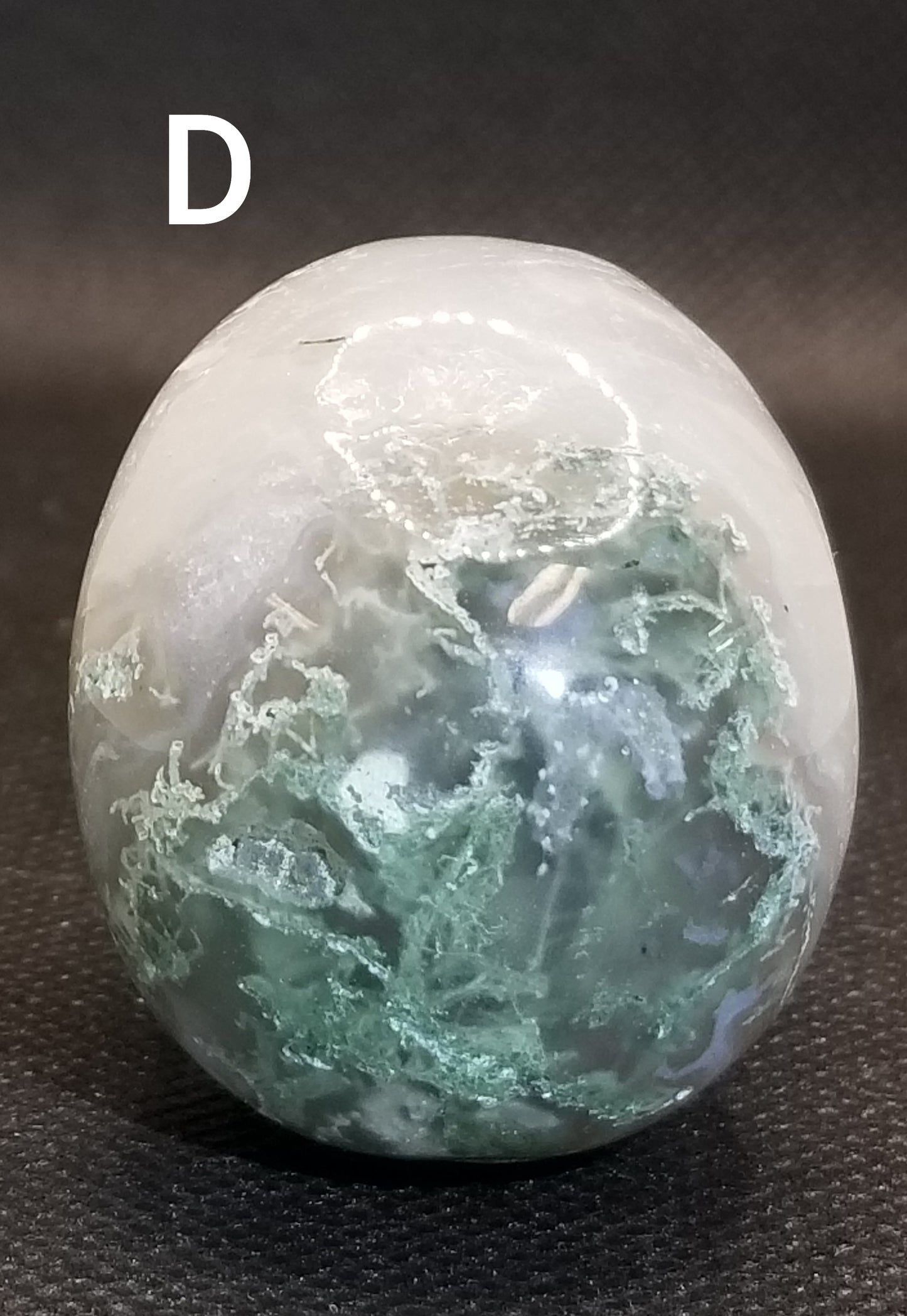 Moss Agate Skulls Small