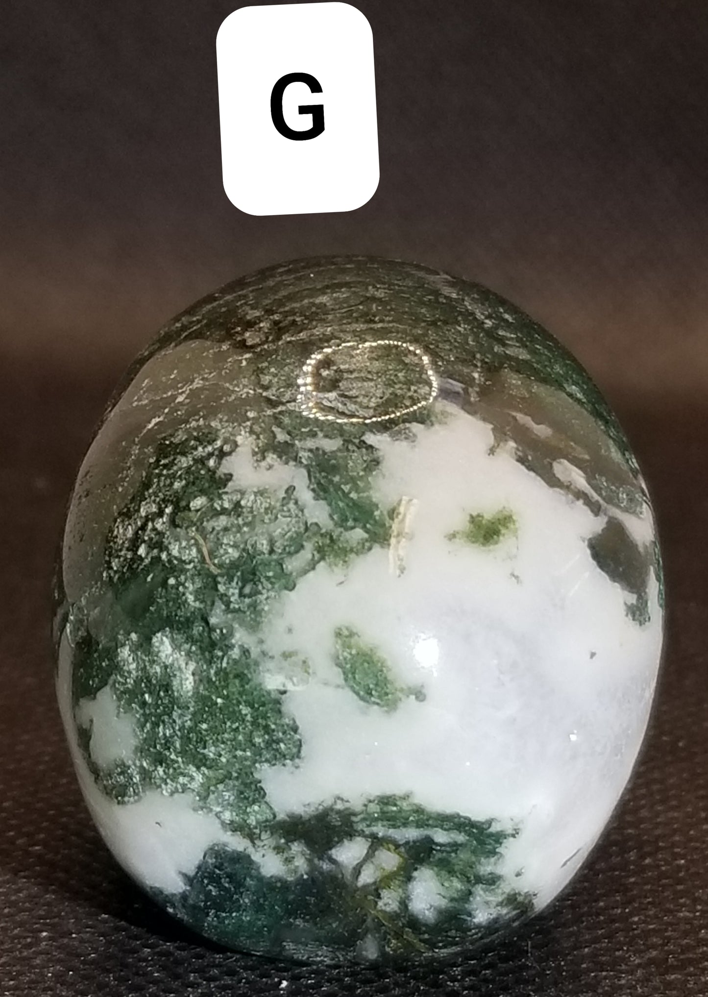 Moss Agate Skulls Small