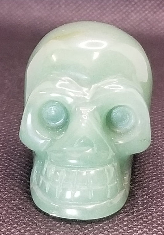 Green Aventurine Skull Small