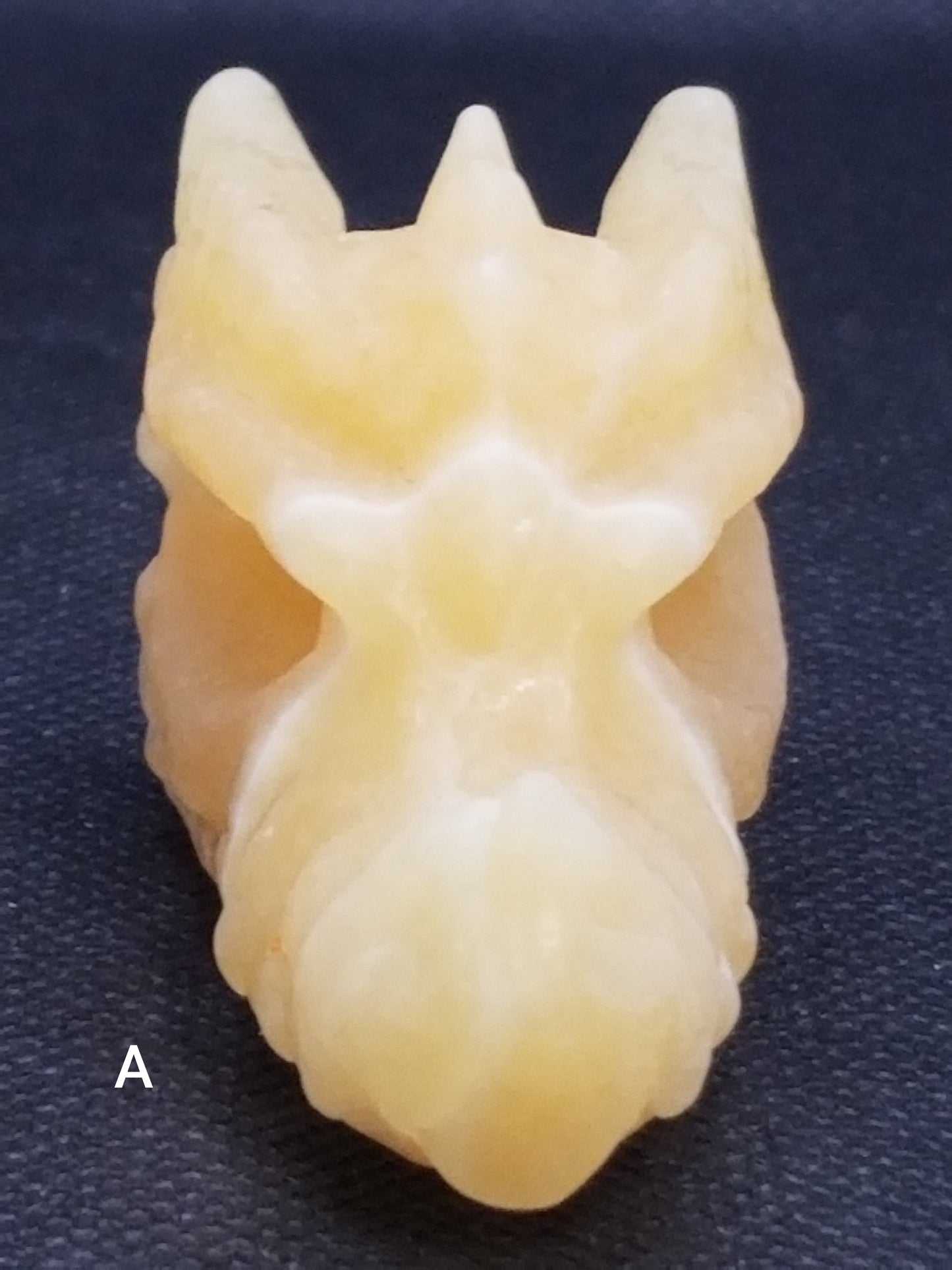 Orange Calcite Dragon Head