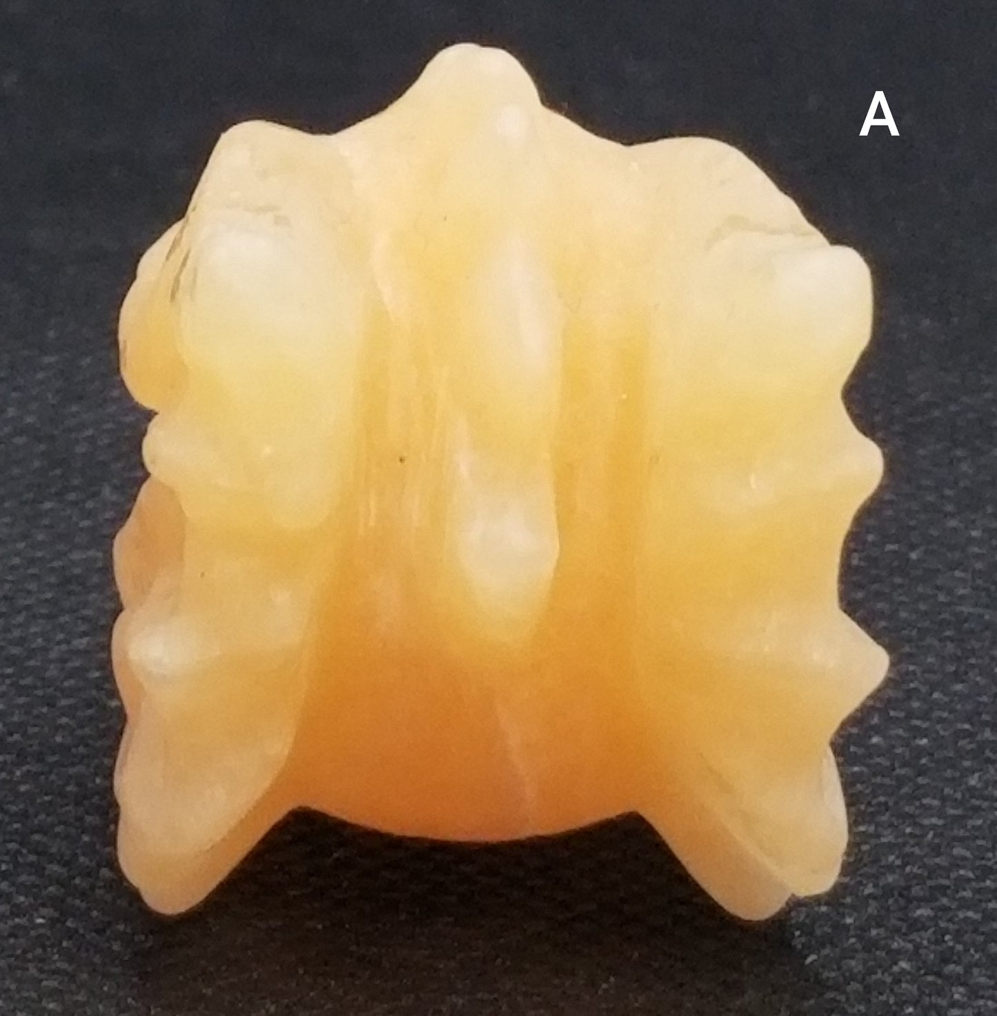 Orange Calcite Dragon Head