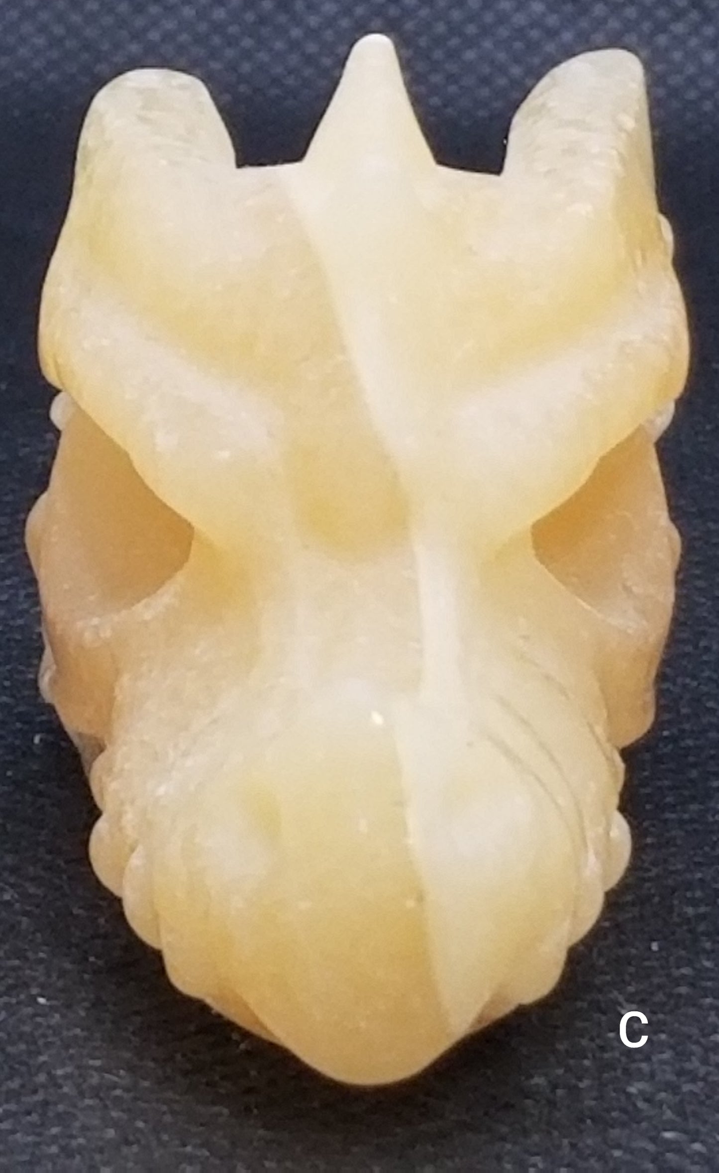 Orange Calcite Dragon Head