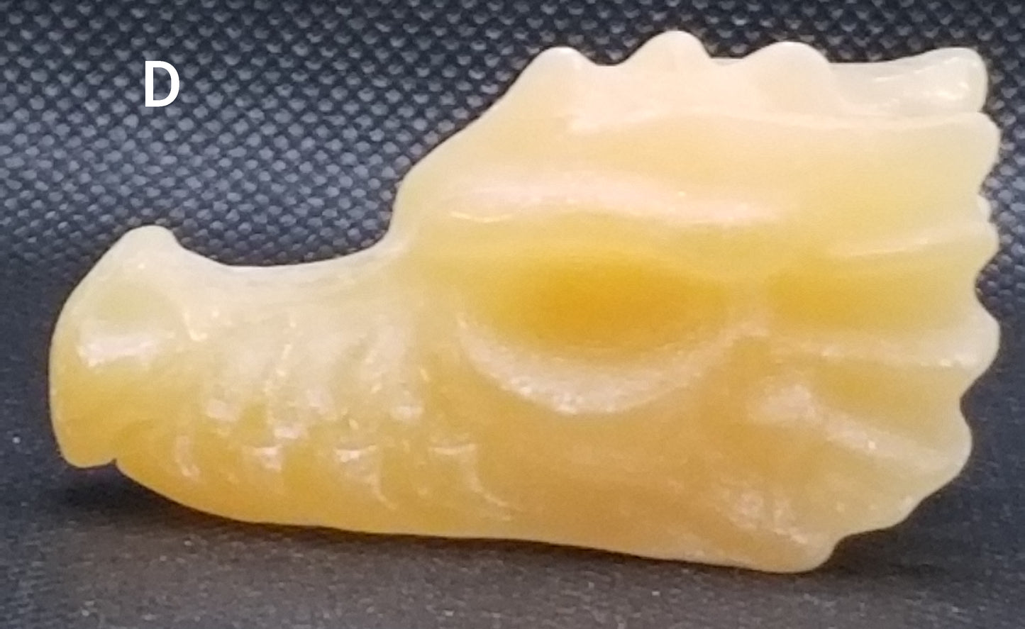 Orange Calcite Dragon Head