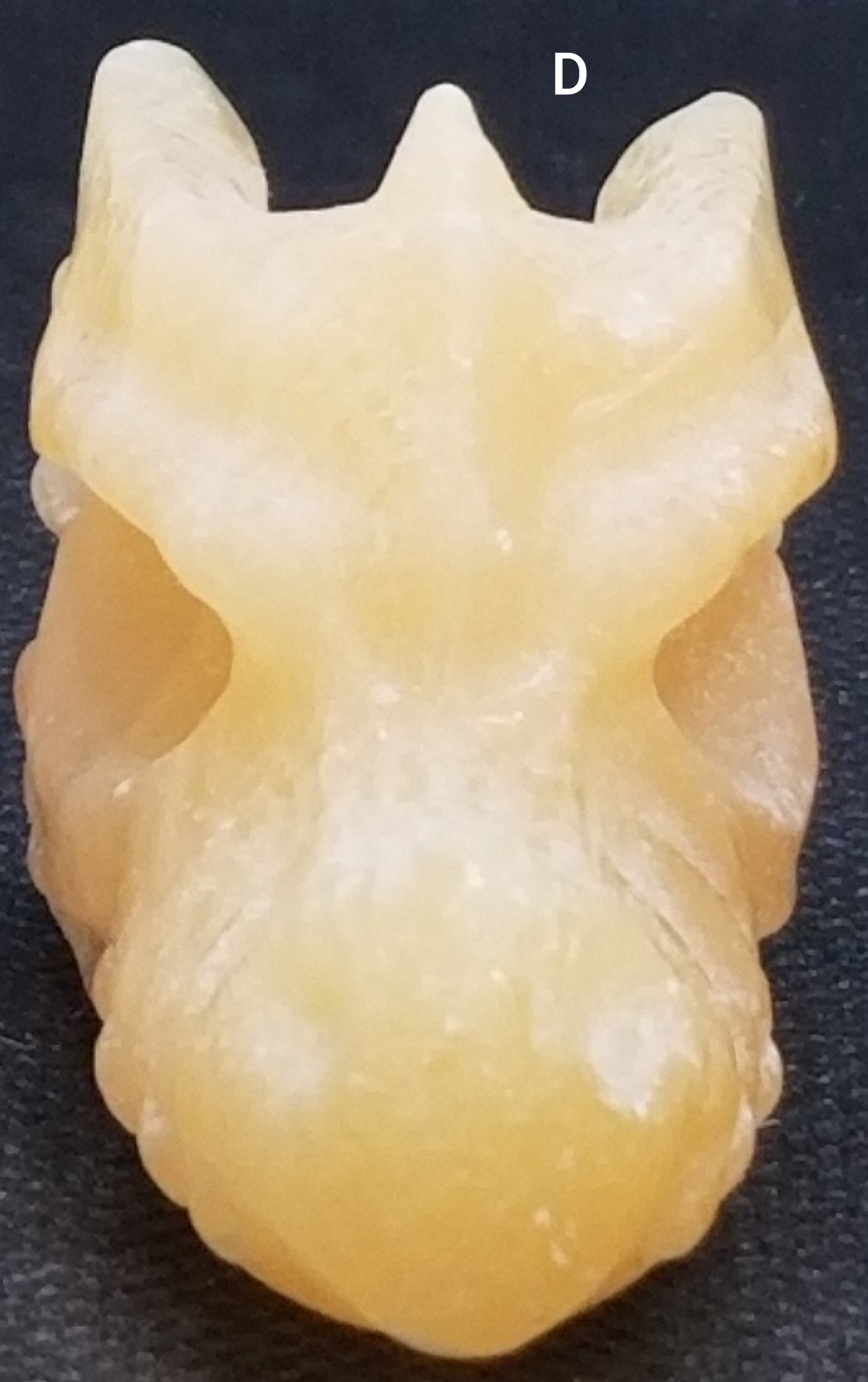 Orange Calcite Dragon Head