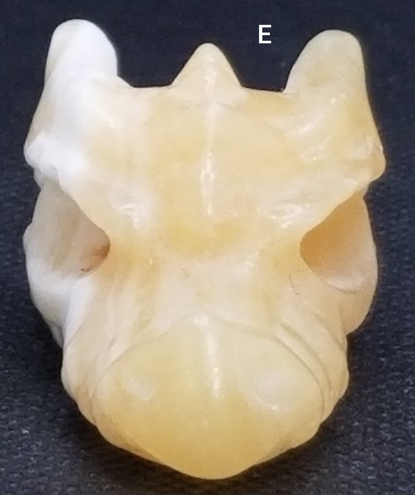Orange Calcite Dragon Head