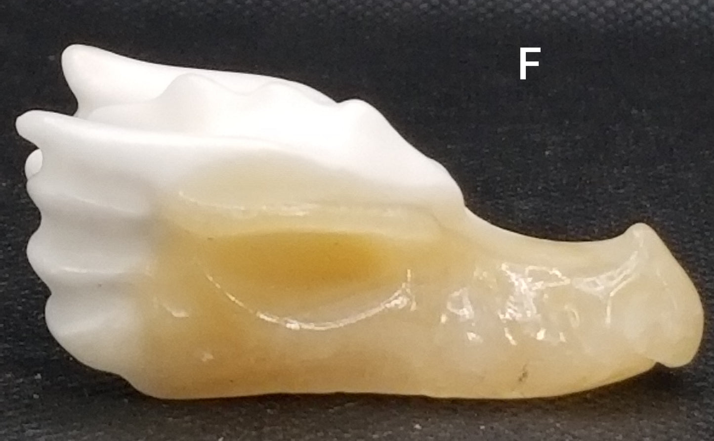 Orange Calcite Dragon Head