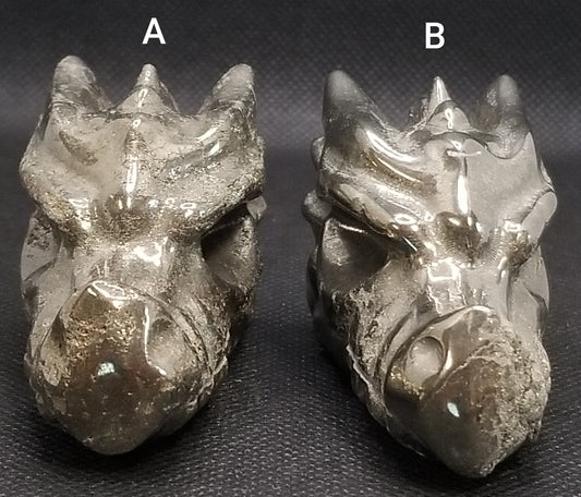 Pyrite Dragon Head