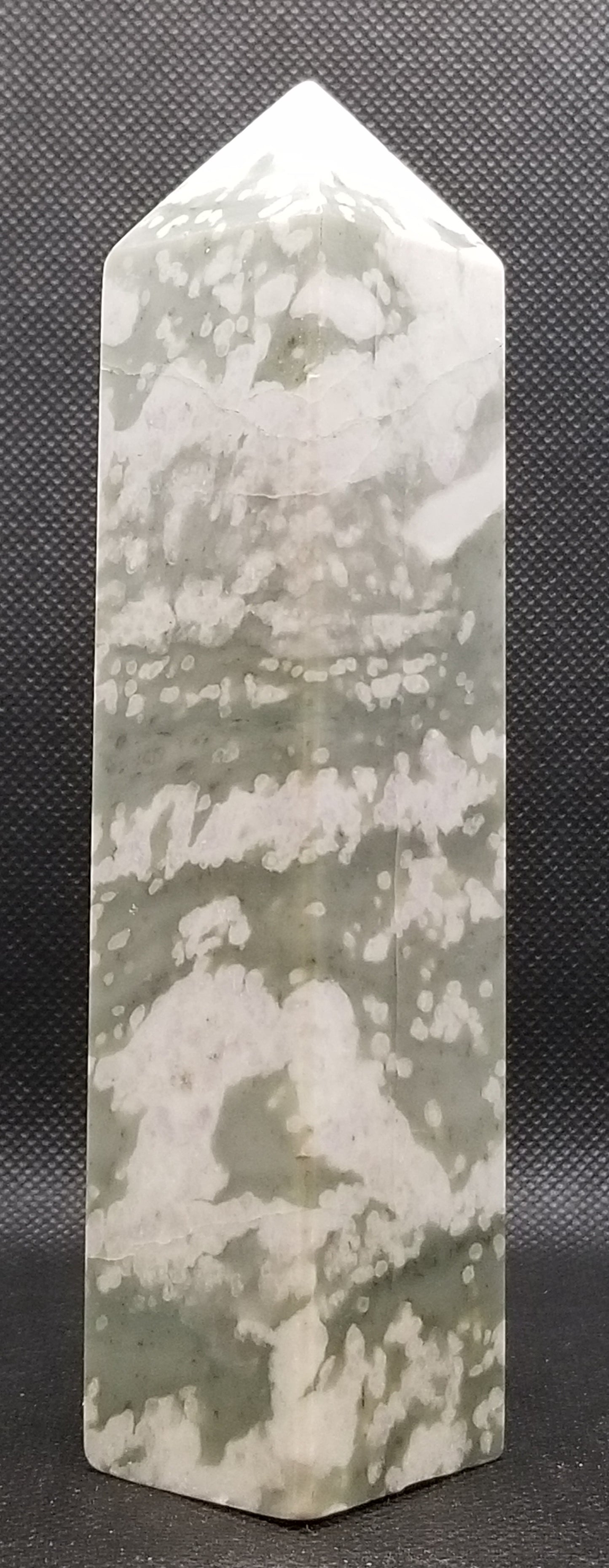 Green Jade w/Purple Flowers D