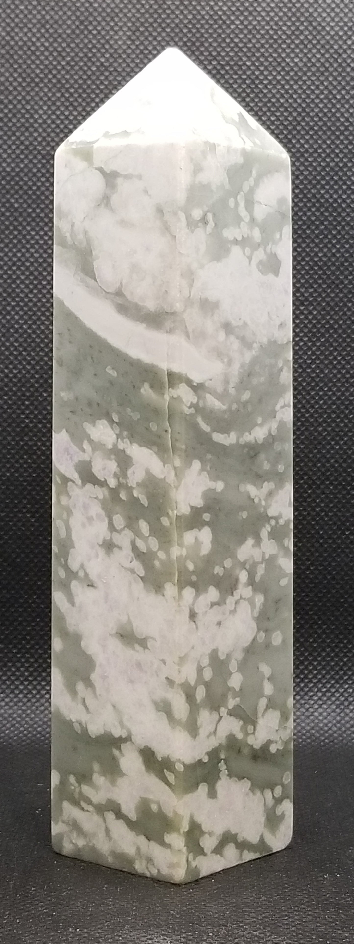 Green Jade w/Purple Flowers D