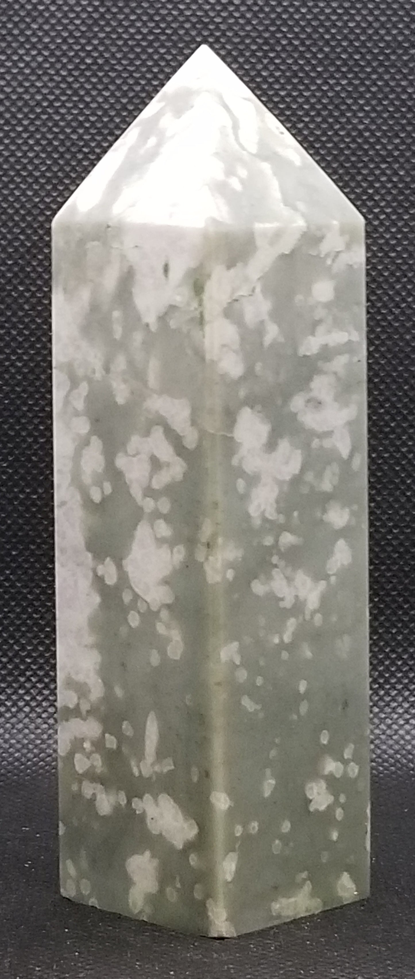 Green Jade w/Purple Flowers A