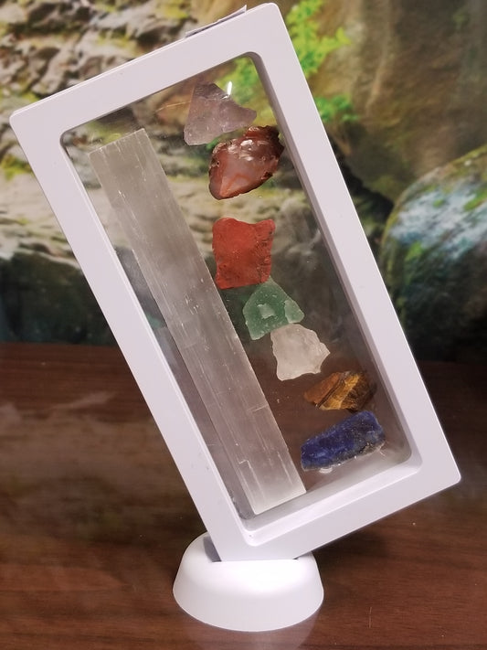 Chakra Selenite Set