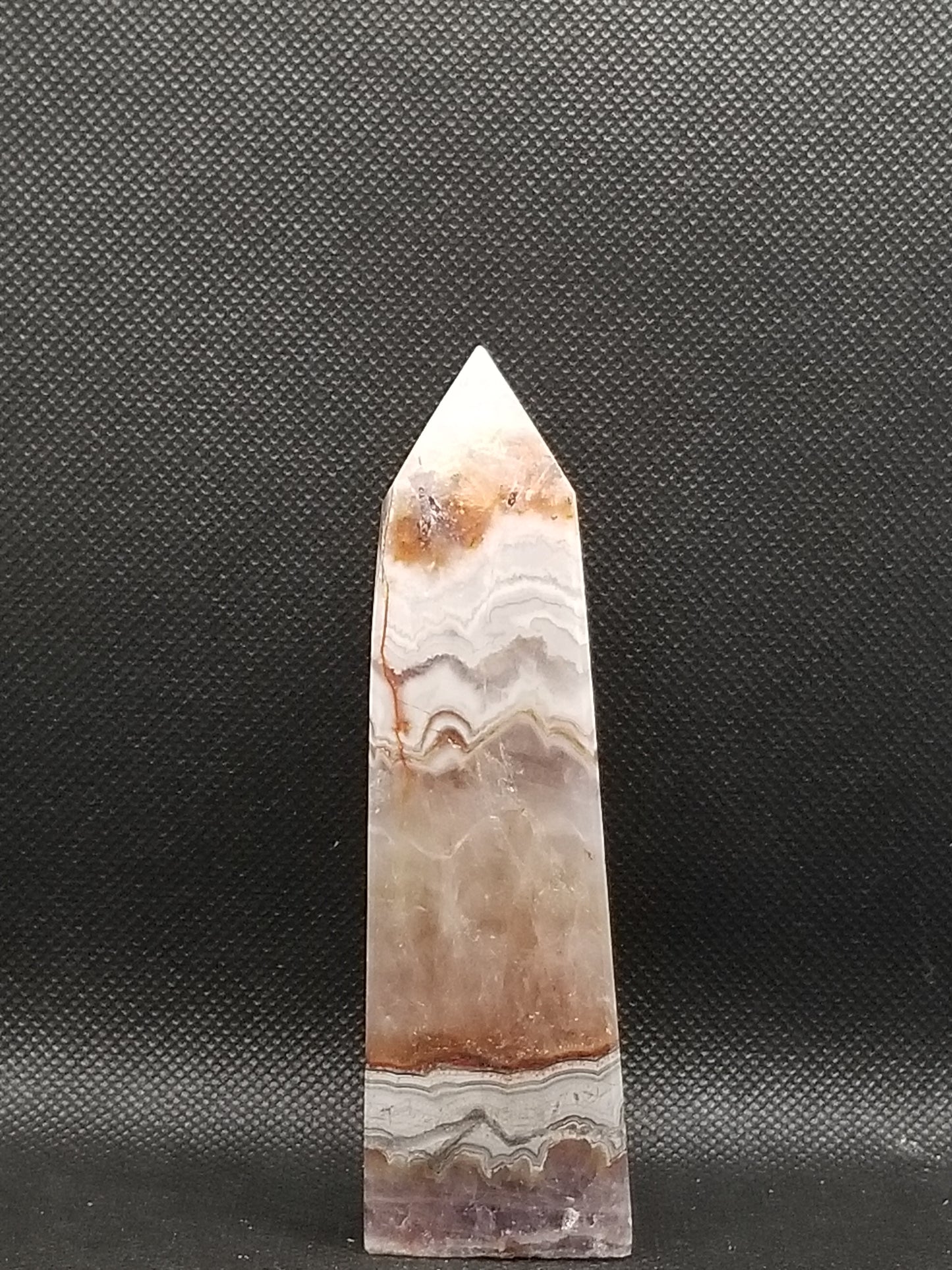 Amethyst with Agate Tower (B)