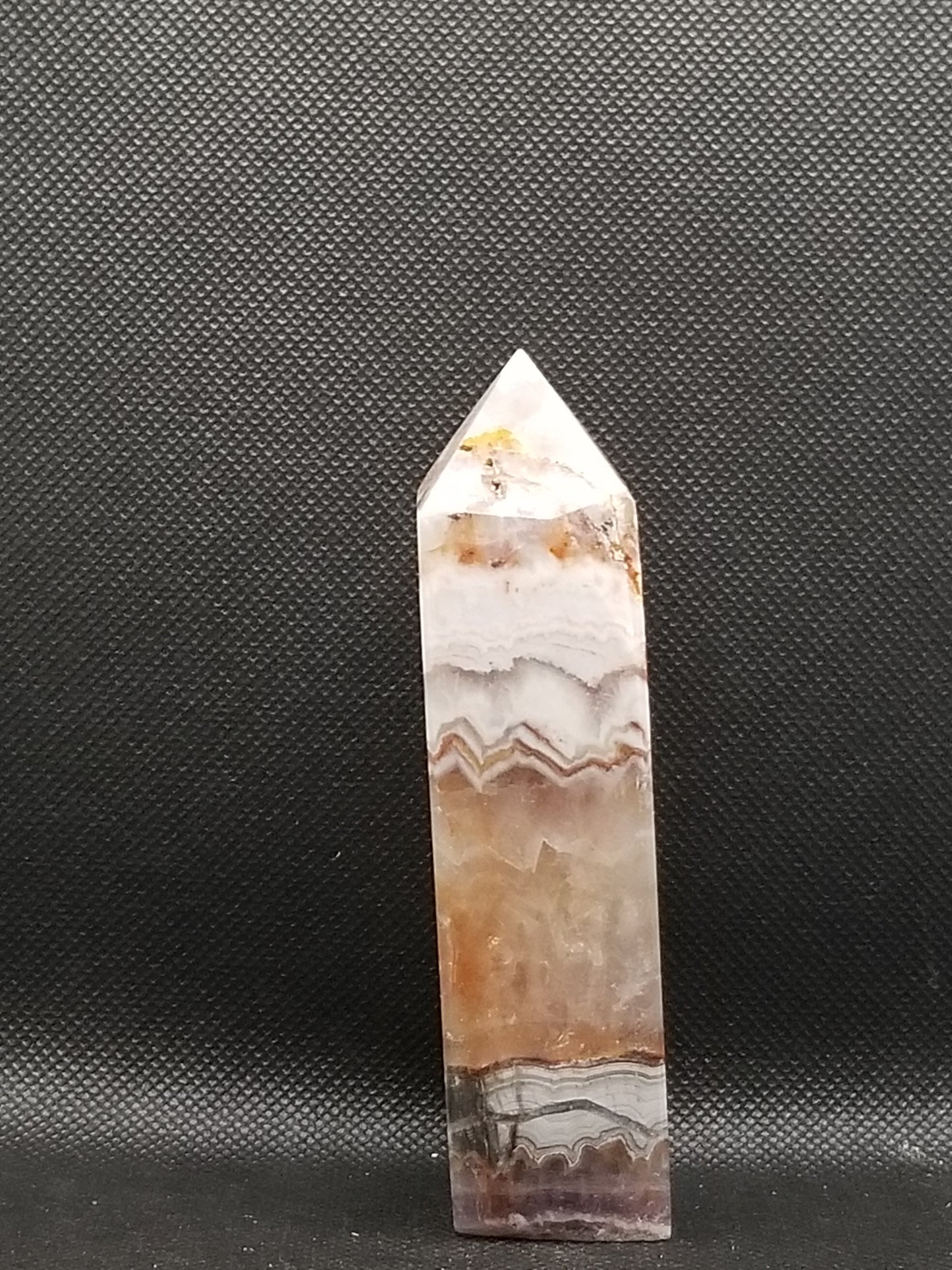 Amethyst with Agate Tower (B)