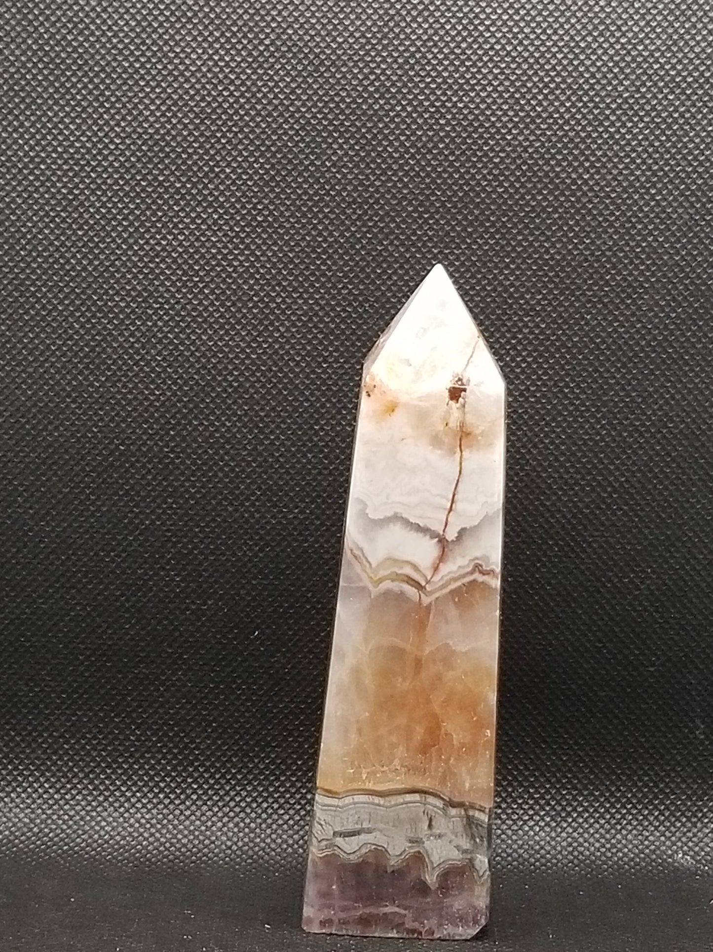 Amethyst with Agate Tower (B)