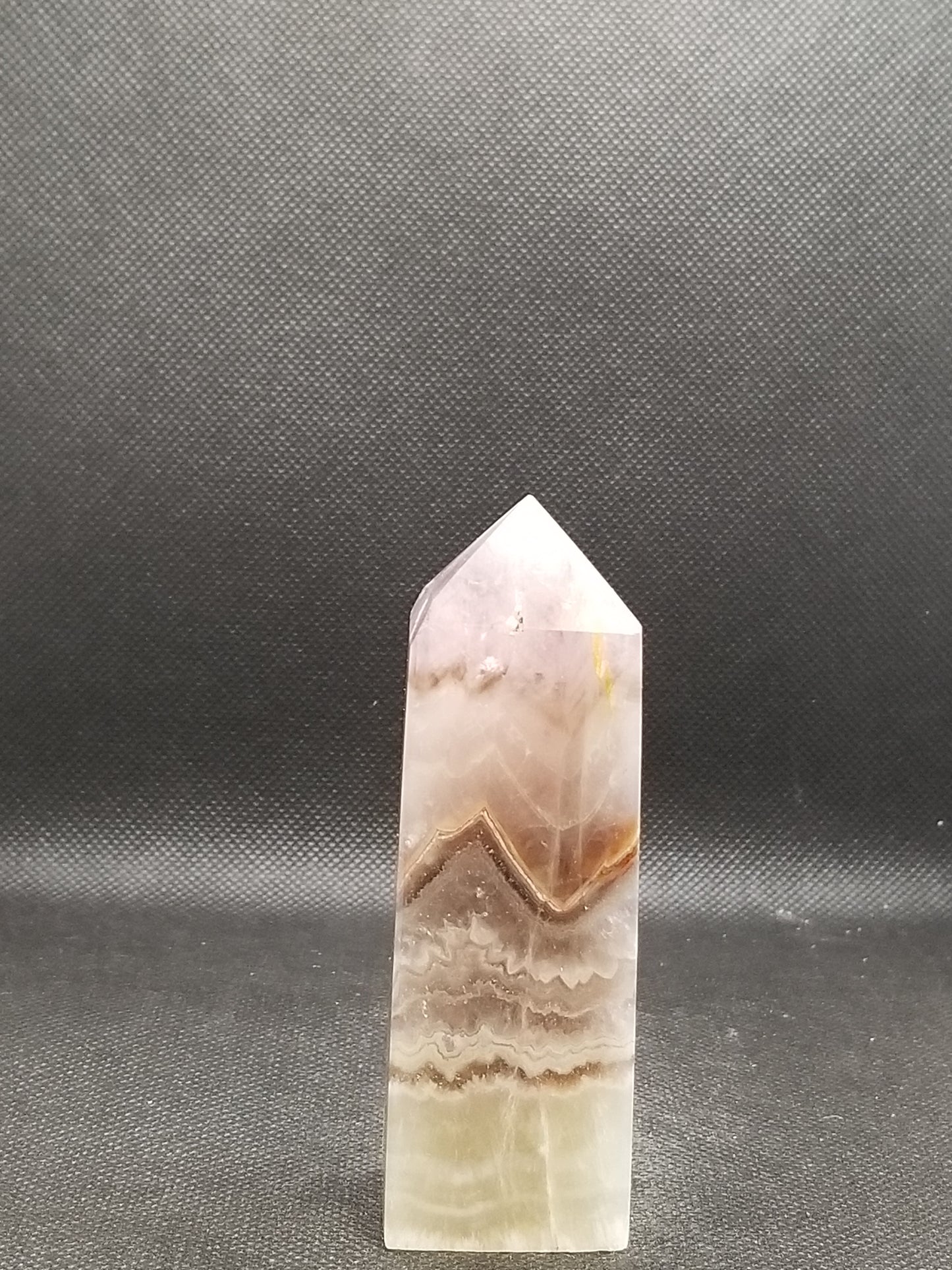 Amethyst with Agate Tower (D)