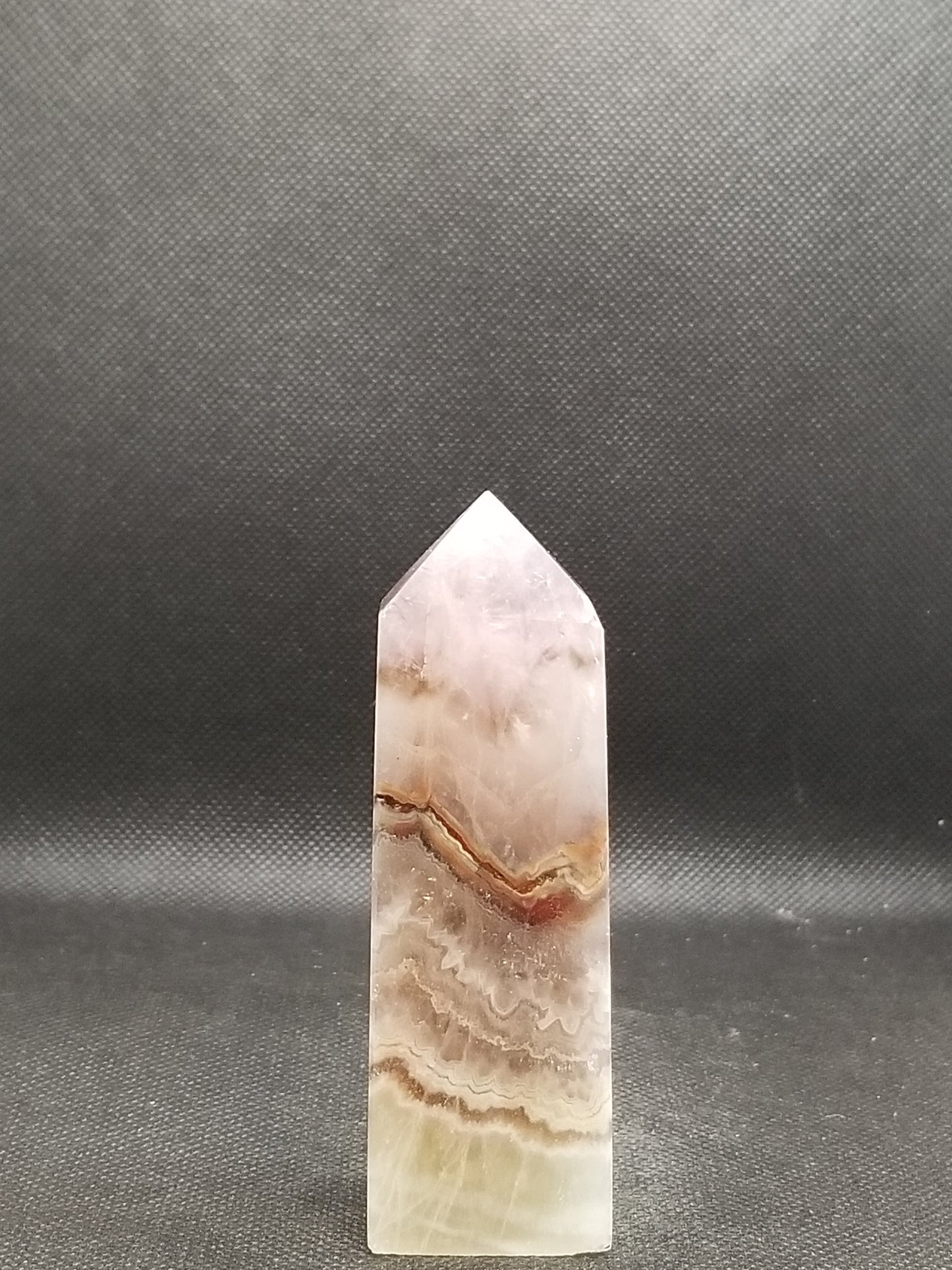 Amethyst with Agate Tower (D)