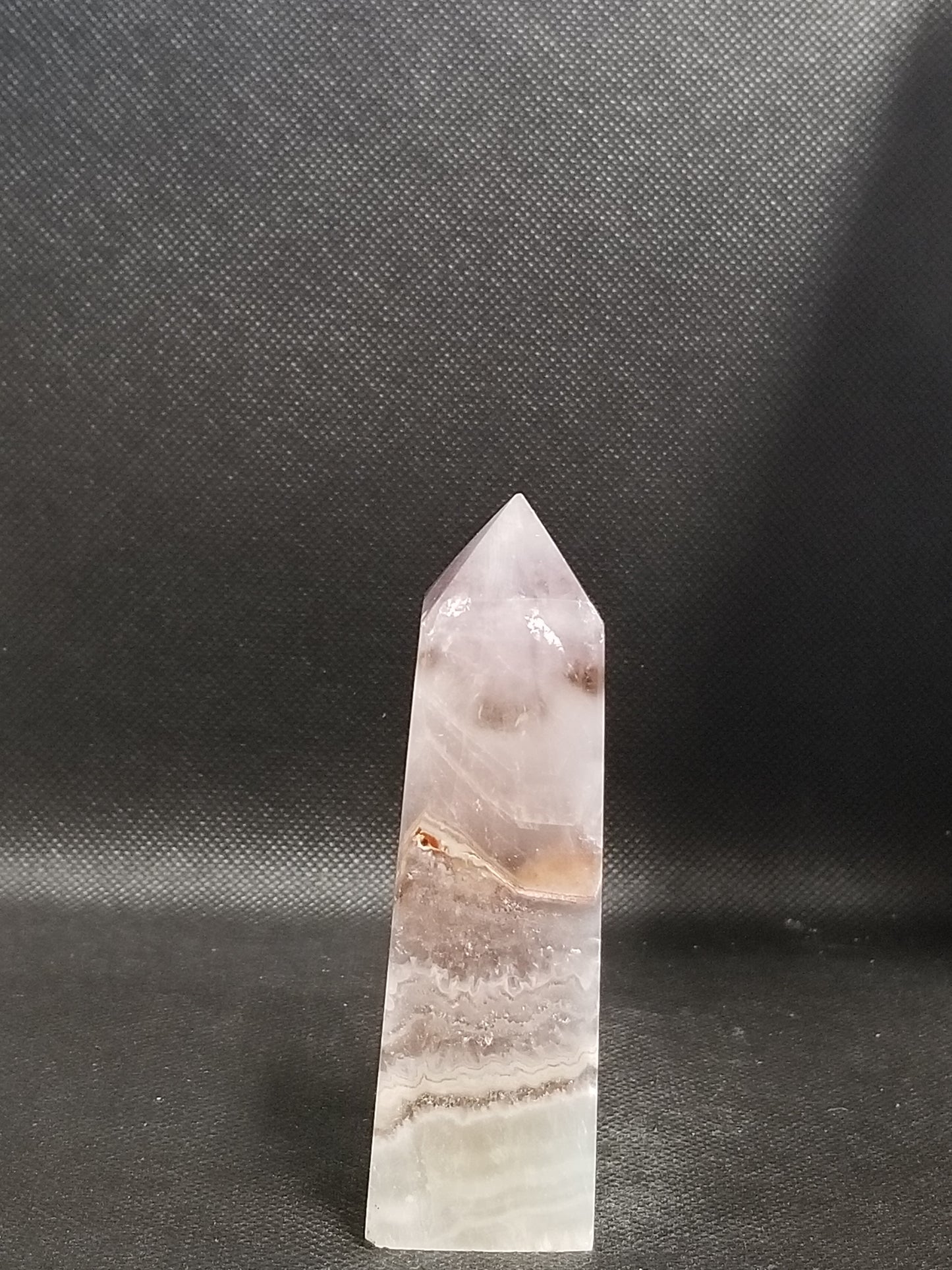 Amethyst with Agate Tower (D)