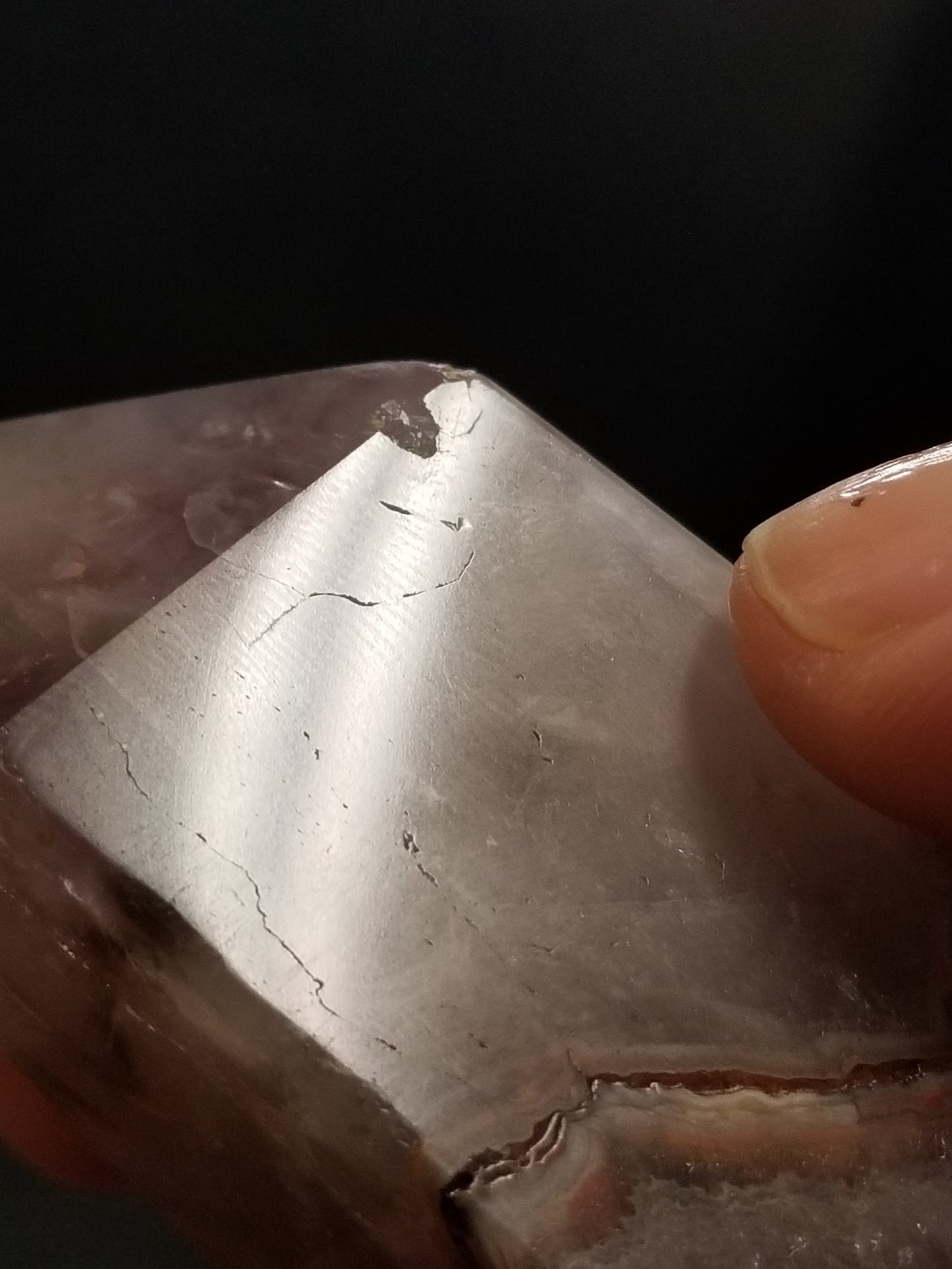 Amethyst with Agate Tower (D)