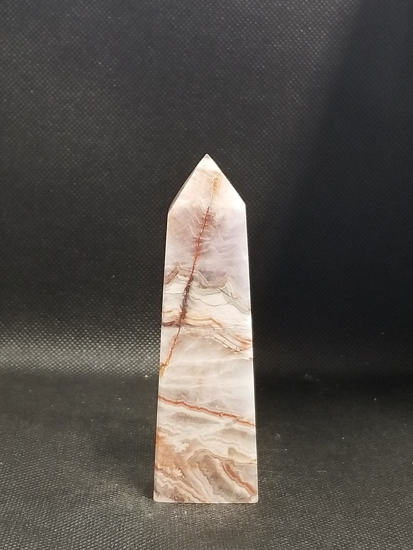 Amethyst with Agate Tower (F)