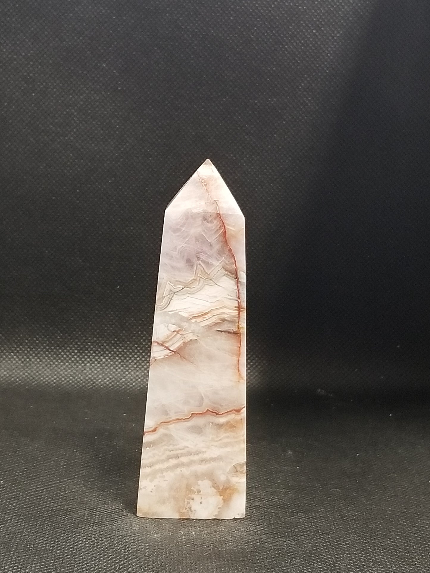 Amethyst with Agate Tower (F)