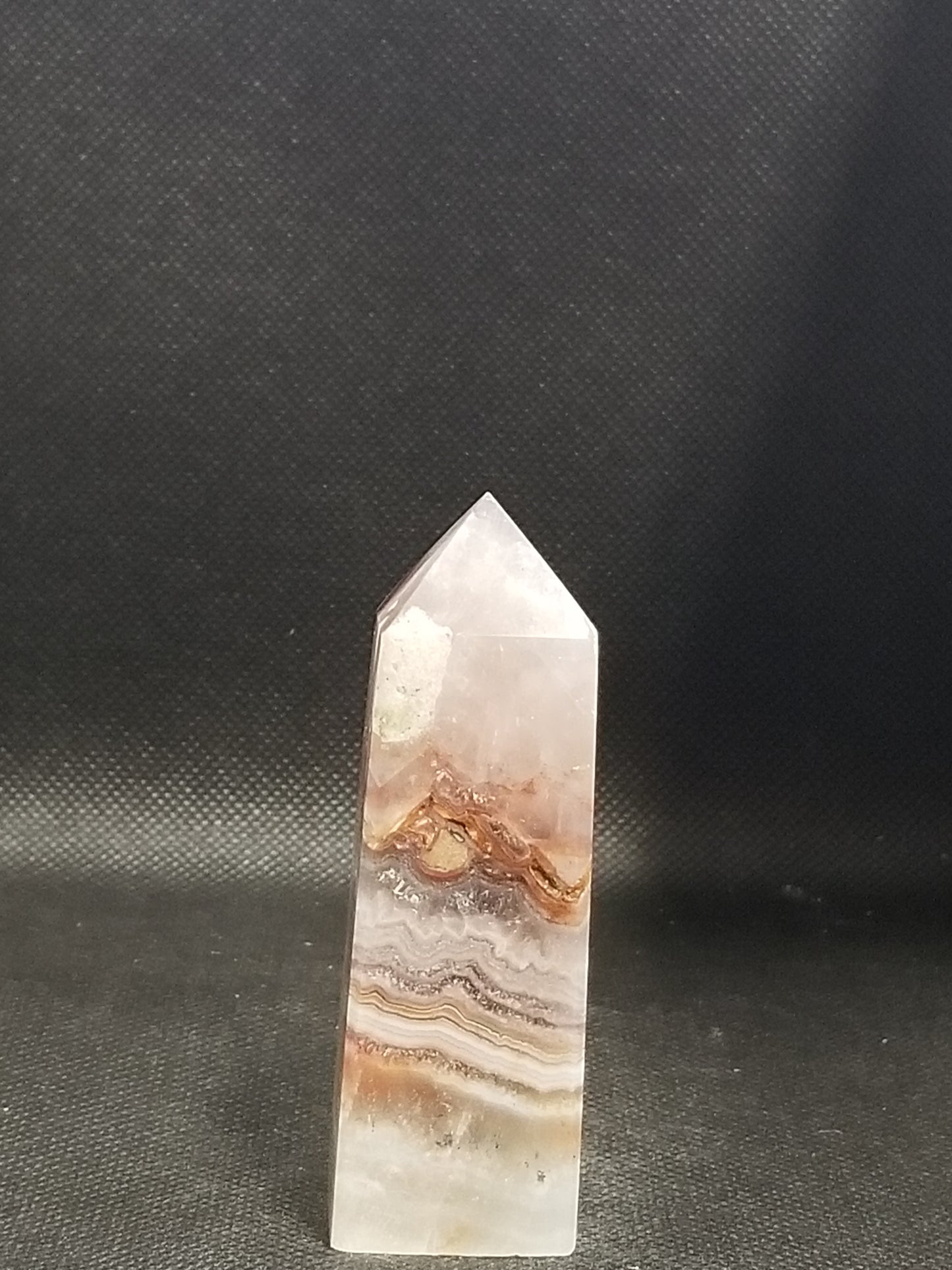 Amethyst with Agate Tower (G)