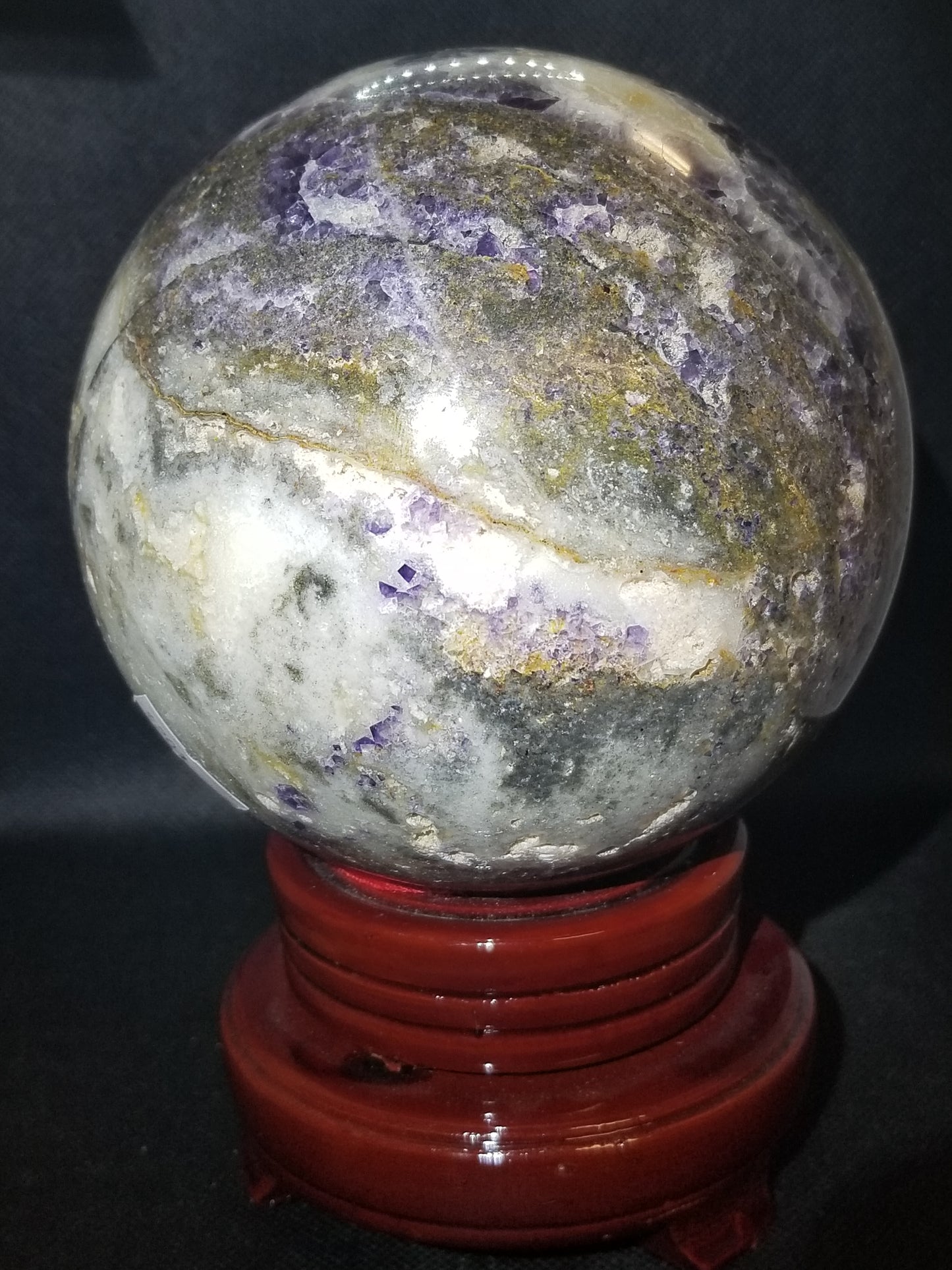 Purple Sphalerite Sphere - 5+lbs