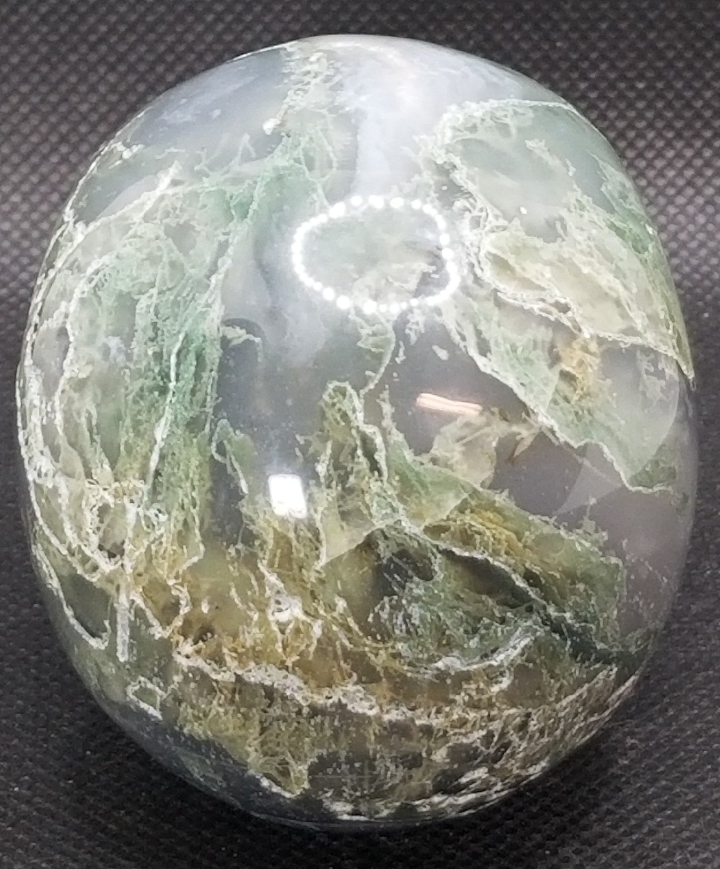 Moss Agate Skull (F)
